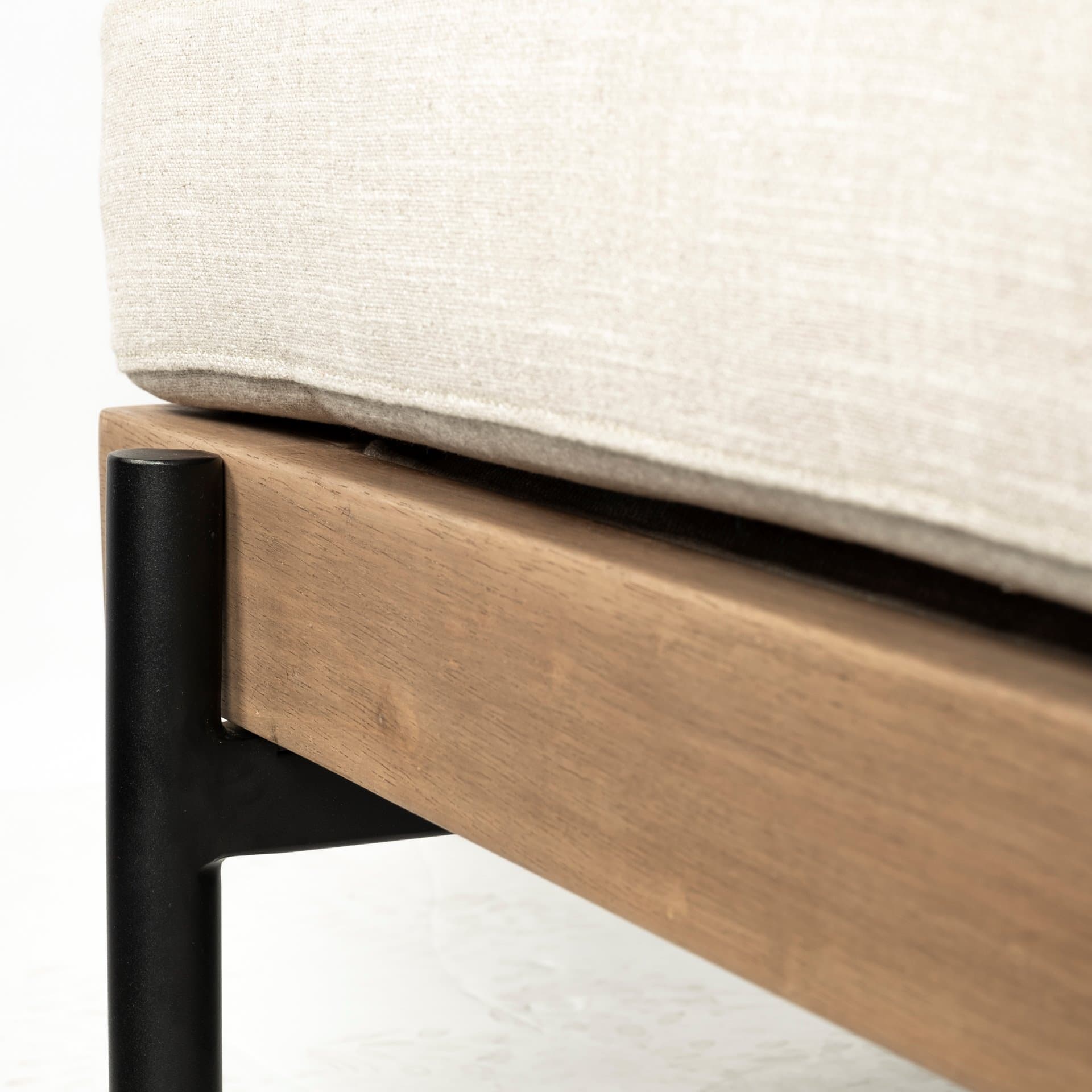 Colburne II 95" Beige Upholstered Three Seater Sofa — product photograph