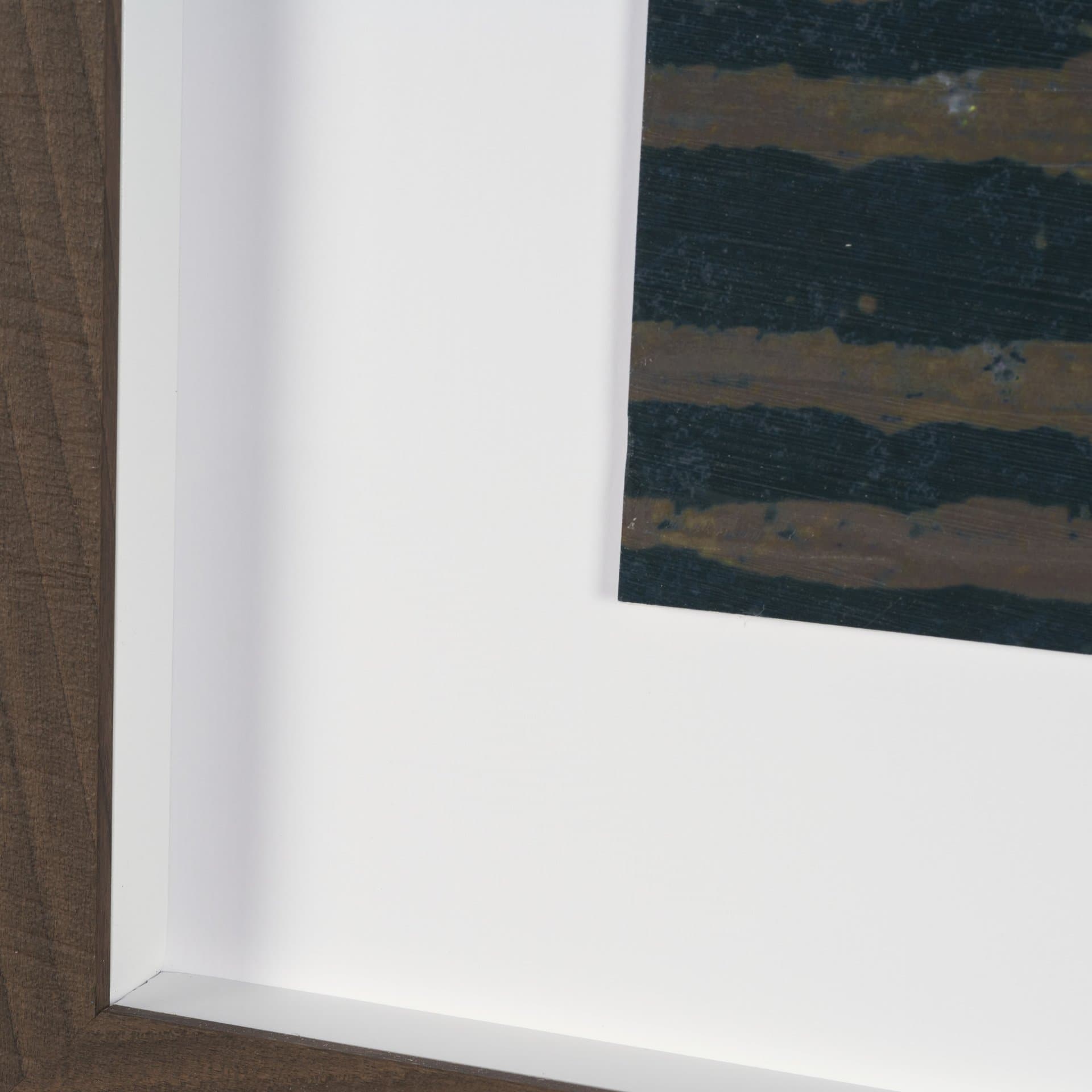 Magnitude II Abstract by Chad Warren a Hand Embellished Framed Print under Glass — product photograph