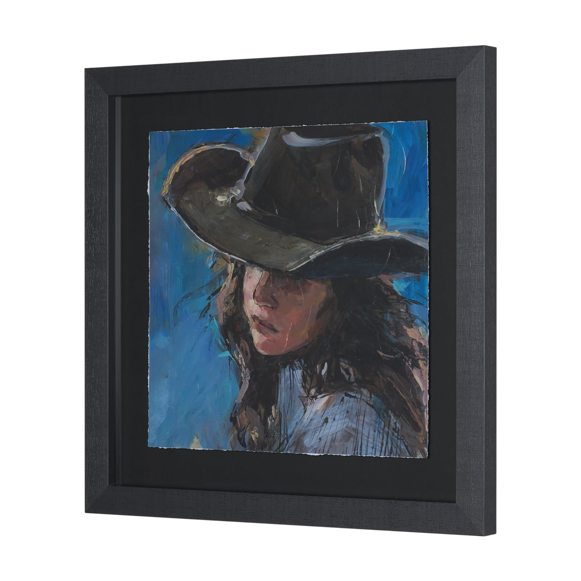 Round Up III by Mercana Studio Textured Framed Artwork Matted under Glass — product photograph