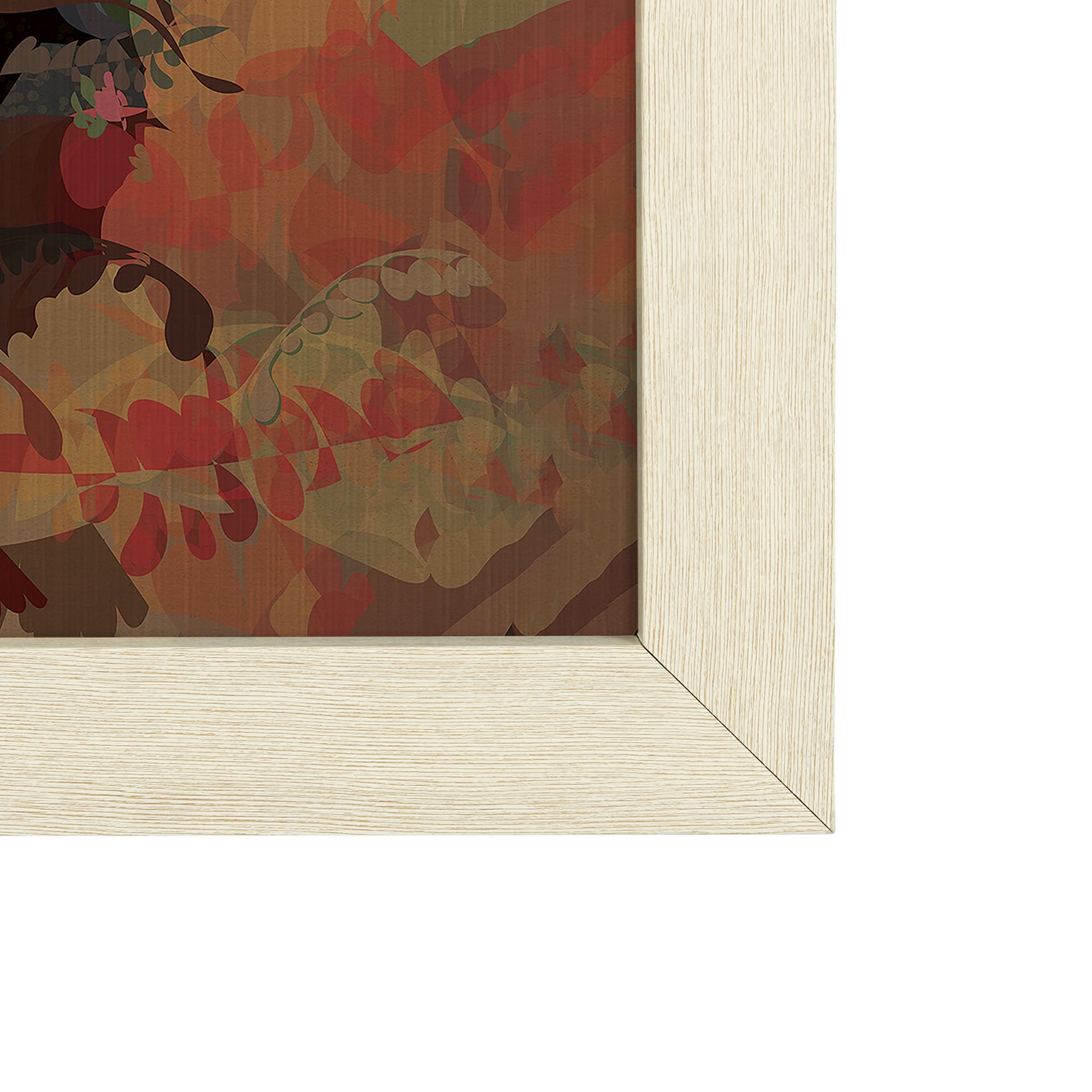Michigan Go USA (L) by Mercana Studio a Hand Embellished Decograph Framed Art Print — product photograph