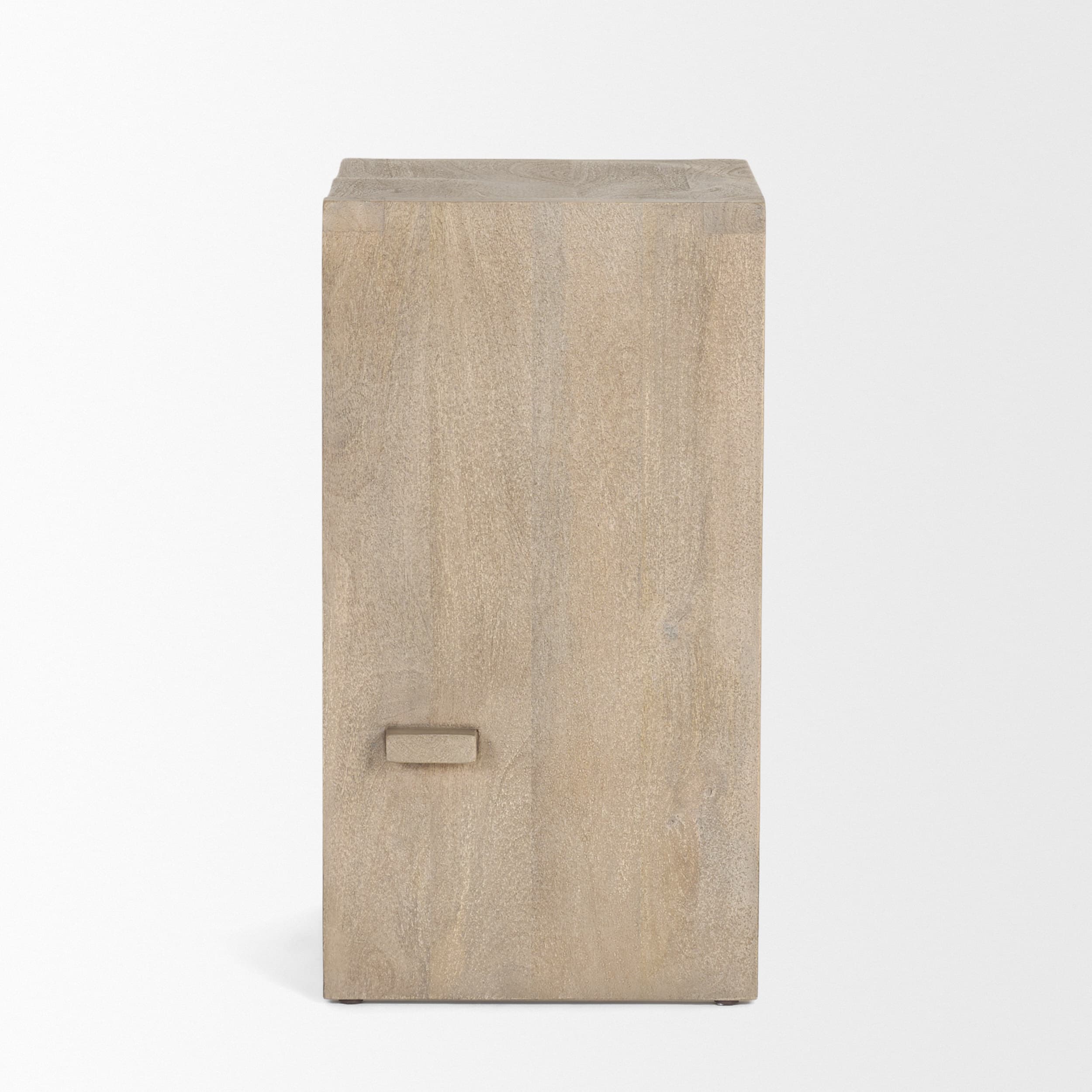 Aida Backless 26in Seat Counter Stool | Light Gray — product photograph