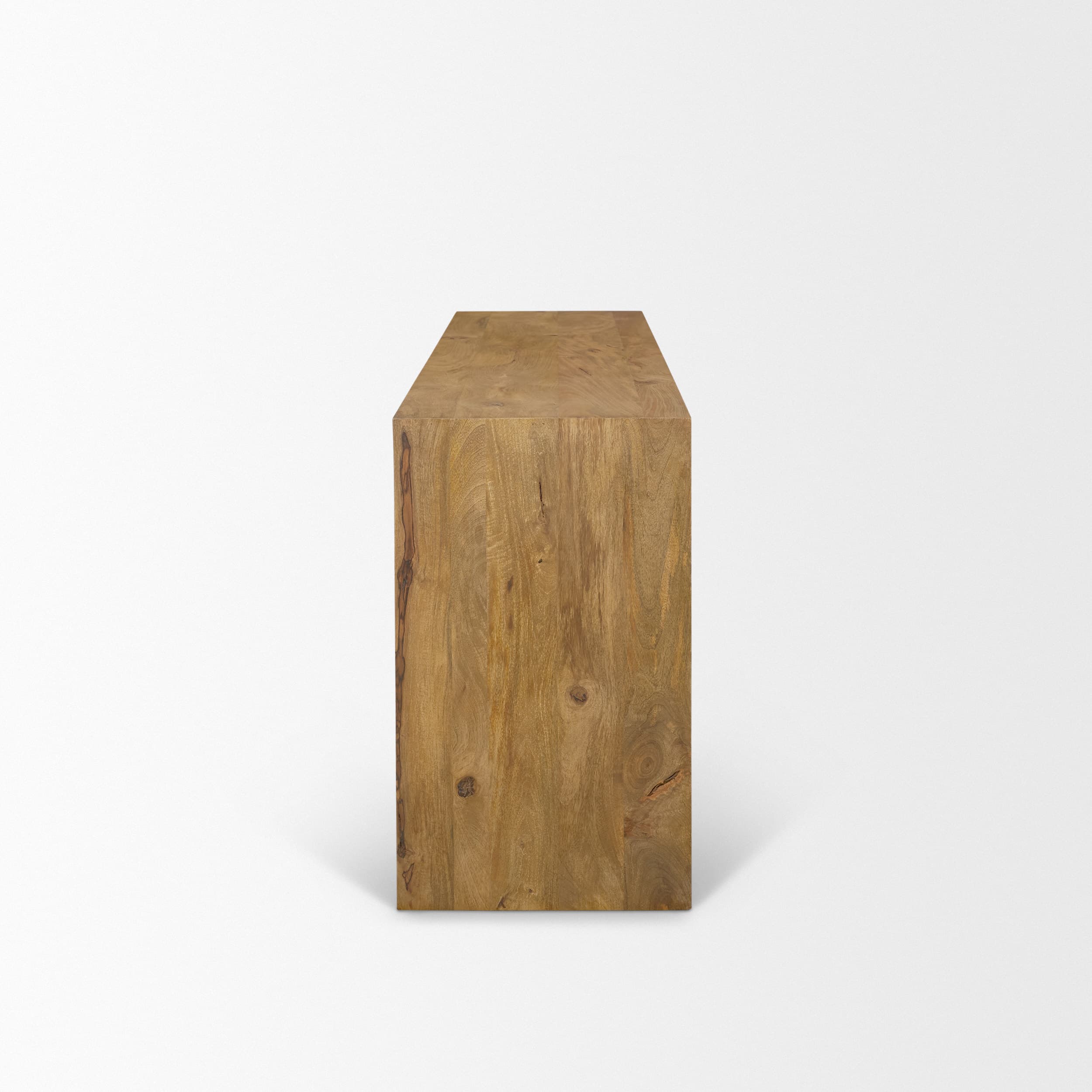 Notts Brown Wood 4-Door Closed Sideboard — product photograph