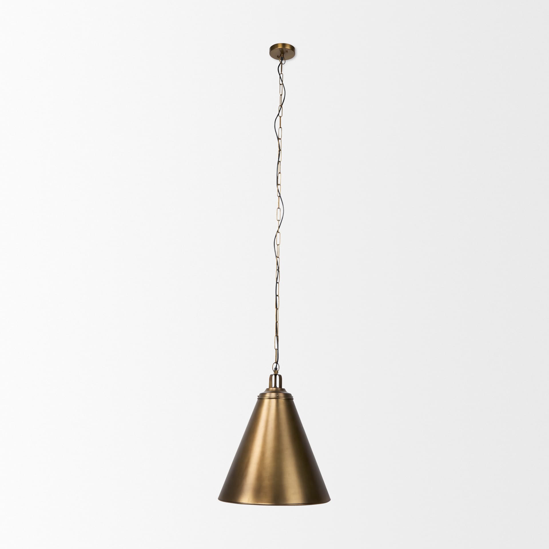 Fenton 18.0L x 18.0W x 23.0H Gold W/Gold Accents Pendant Light — product photograph