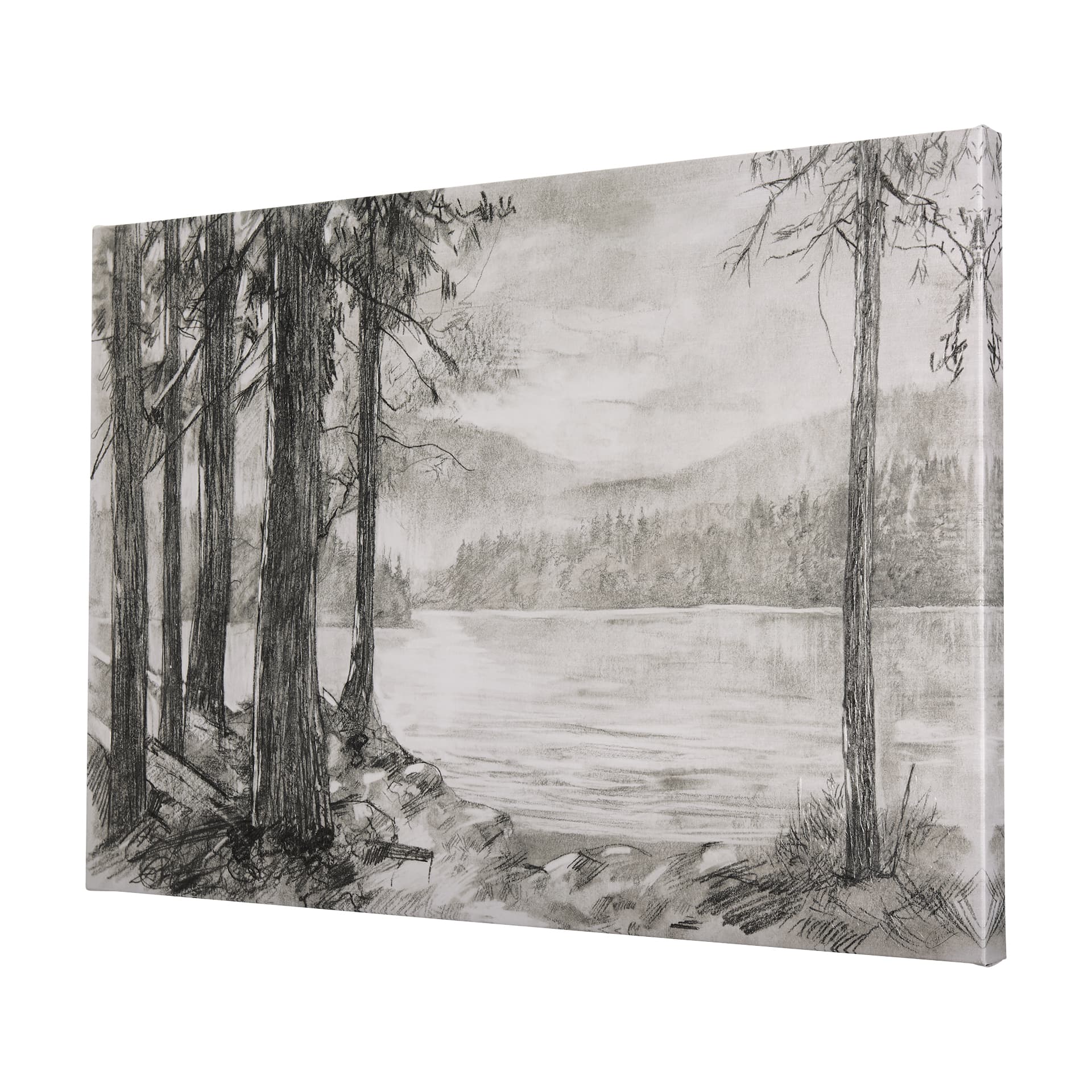 West Coast Chronicles I by Mercana Studio a Hand Embellished Textured Canvas — product photograph