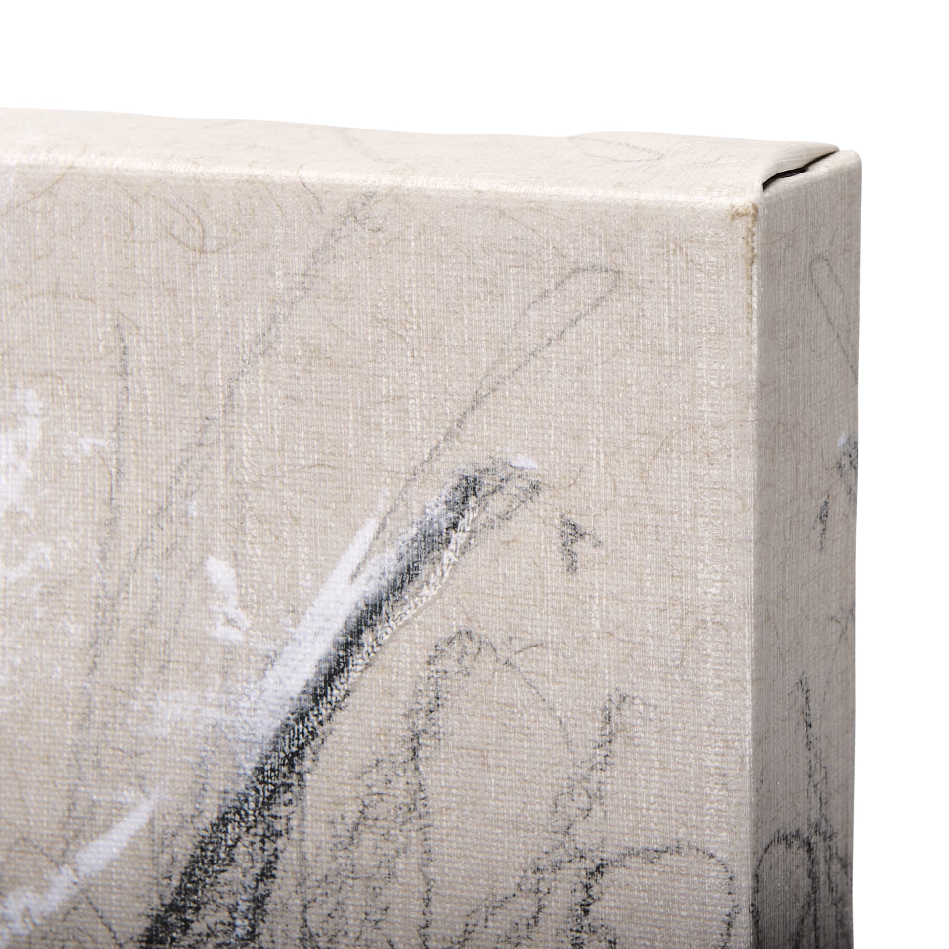 Sketch of animal III (Antelope) by Mercana Studio a Hand Embellished Textured Canvas — product photograph