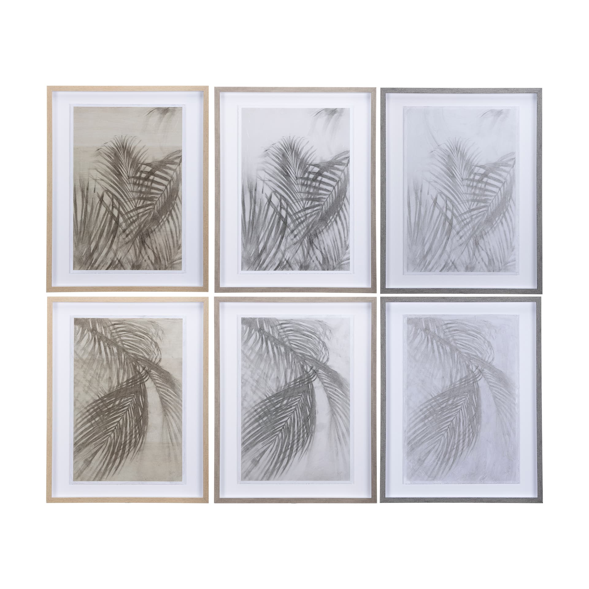 Light Shadows I by Mercana Studio a Hand Embellished Textured Framed Art Print Matted under Glass — product photograph