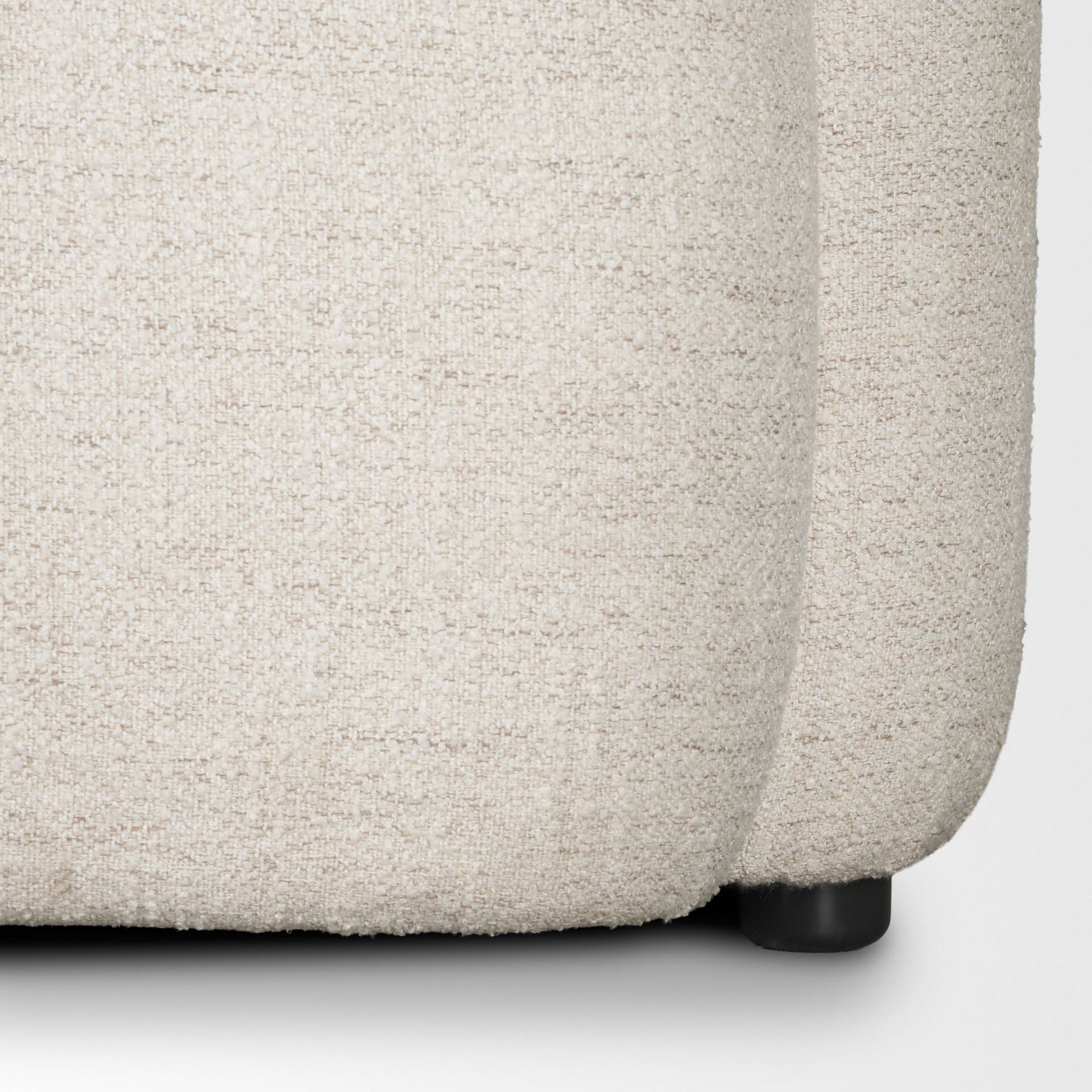 Saga Cream Fabric 3 Seater Sofa — product photograph