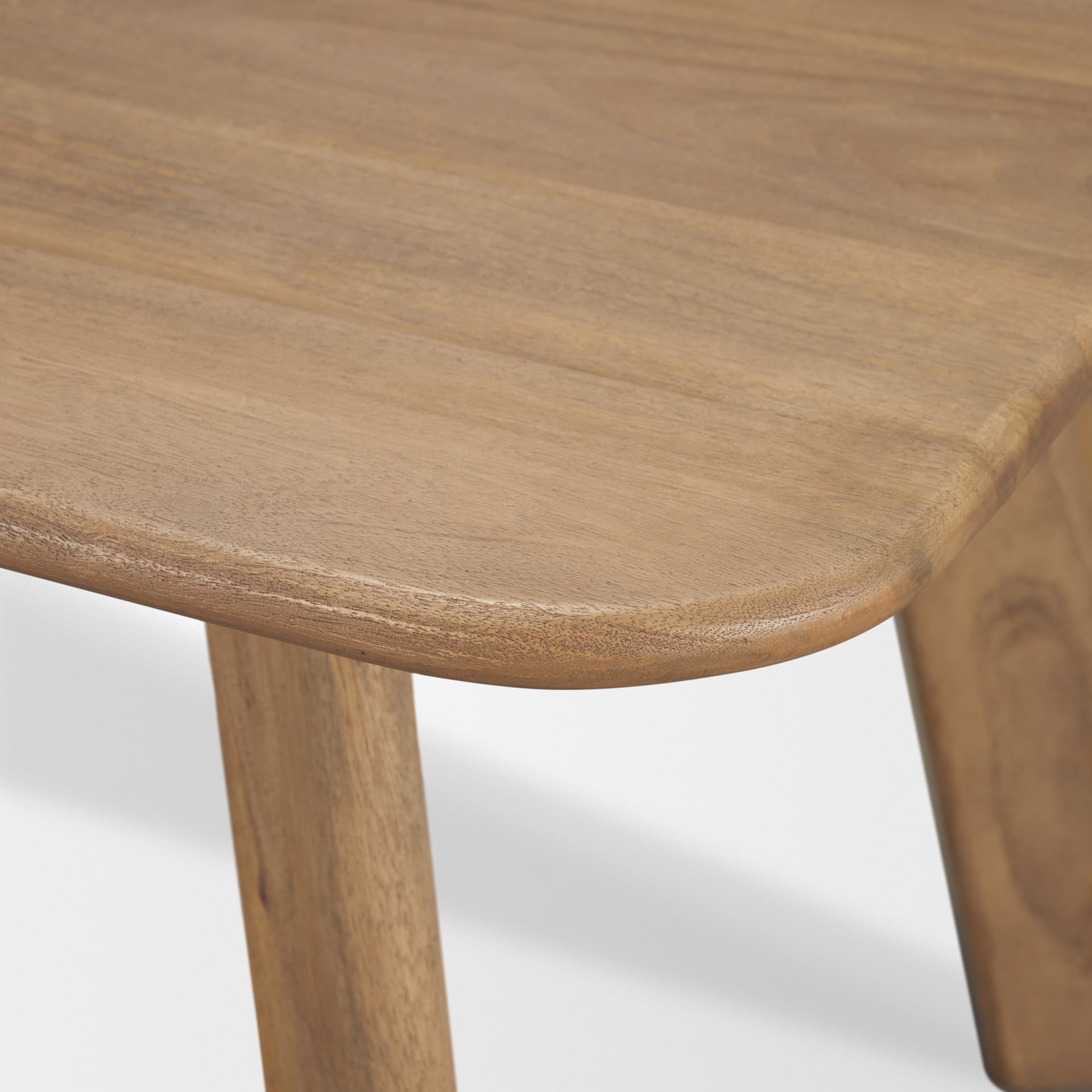 Welborn 72"L x 40"W Rectangular Dining Table | Modern | Light Brown Wood | Seats 6 — product photograph