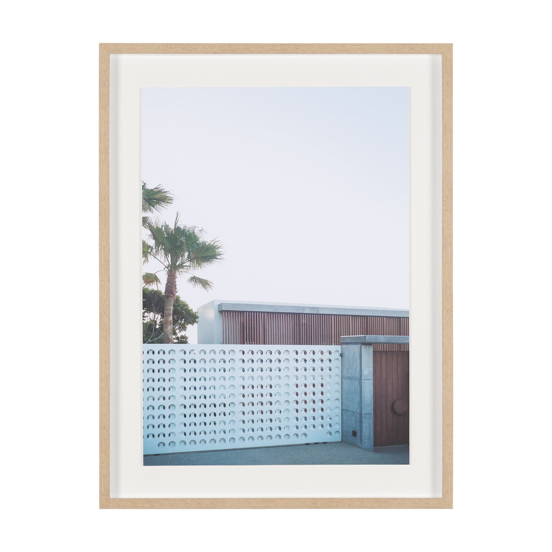 Modern Oasis View by Shot By Clint Framed Photo Print Matted under Glass — product photograph