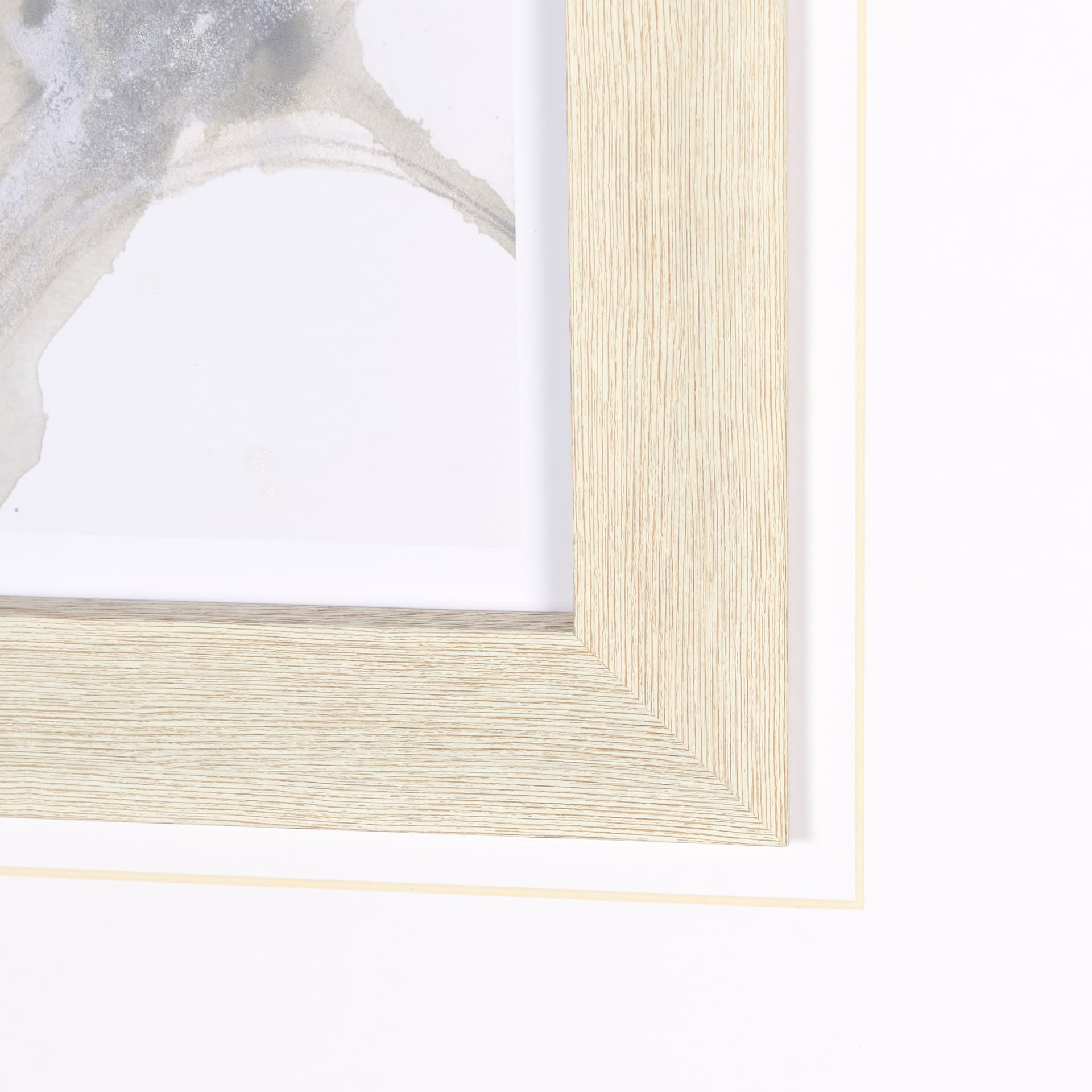 Vapor VI by June Vess a Hand Embellished Textured Framed Art Print Matted under Glass — product photograph