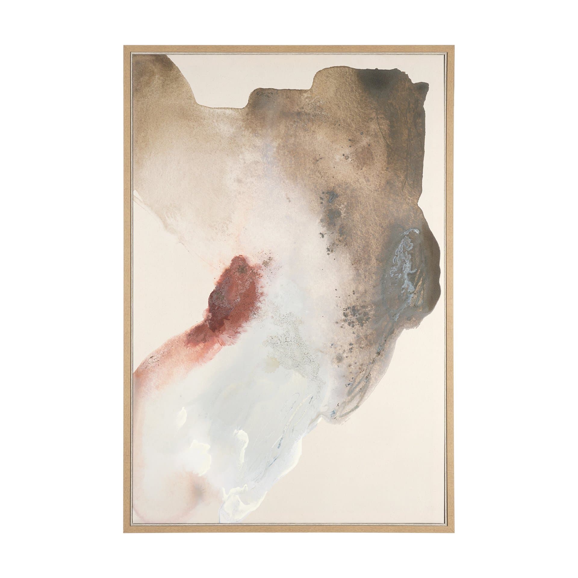 Inclination II by Ira Havuka Hand-Embellished Textured Framed Canvas Artwork — product photograph