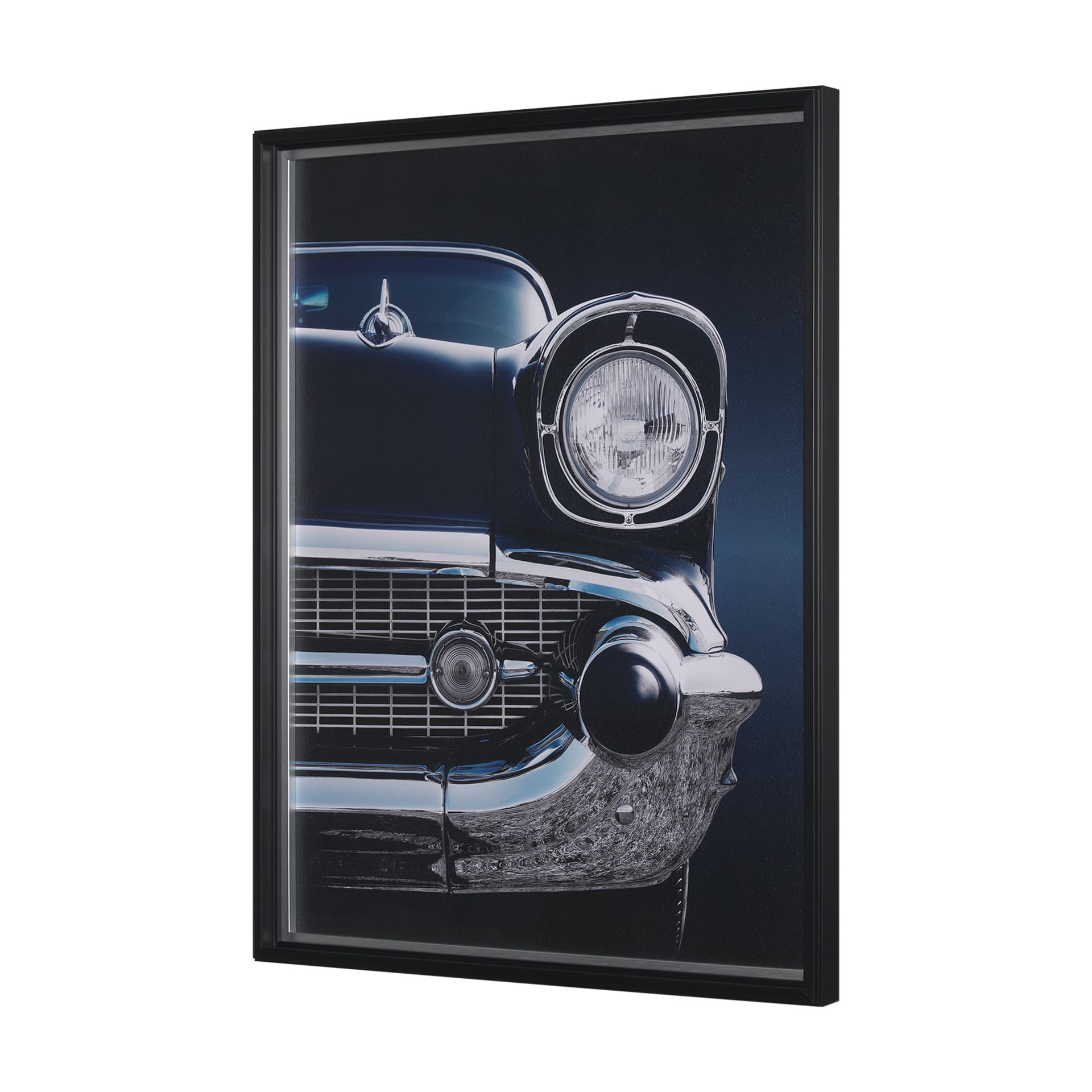 American Classic Car Bel Air 1957 by Beate Gube a Hand Embellished Framed Photo Art Print — product photograph