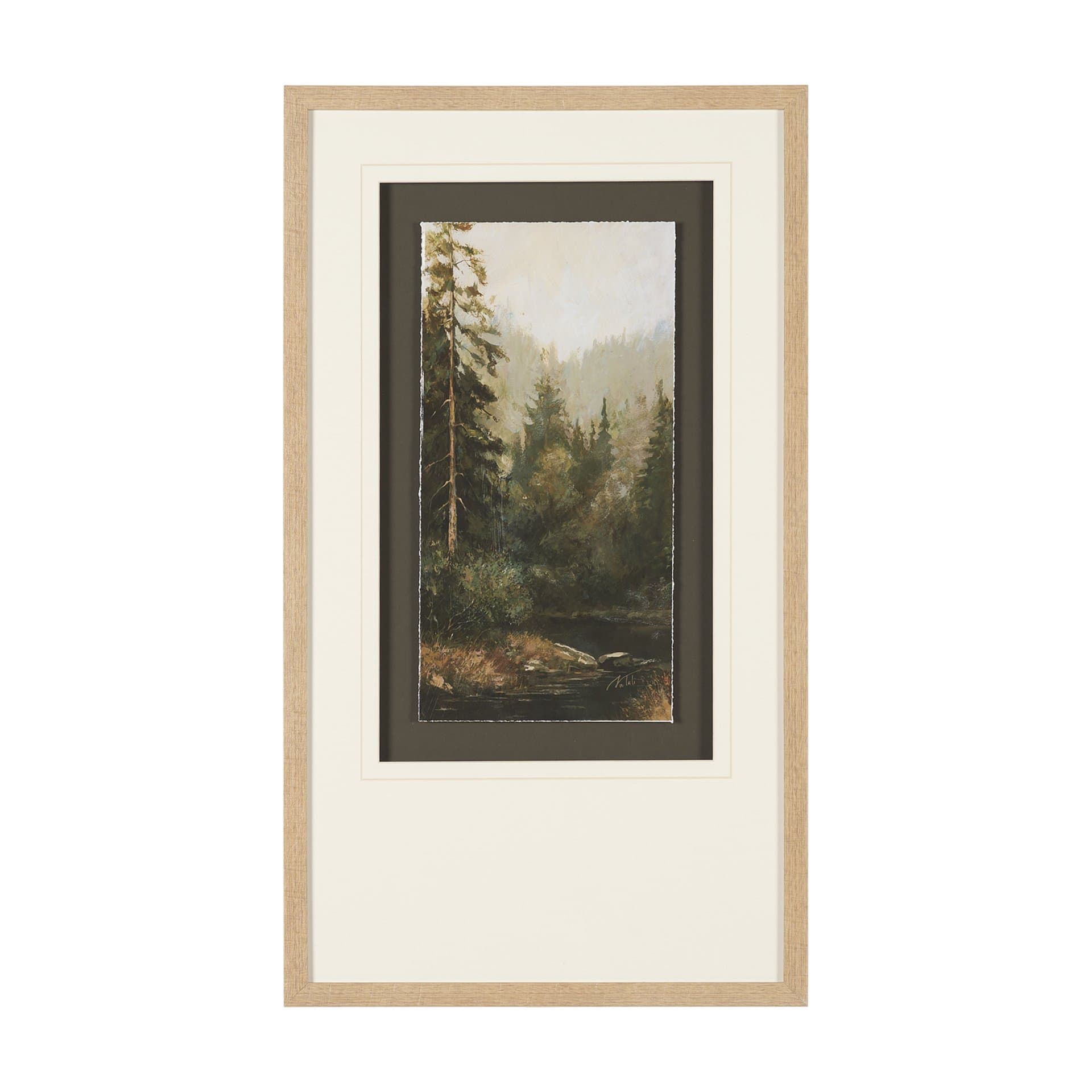 Heart of the Forest II by Mercana Studio Textured Framed Artwork Matted under Glass — product photograph