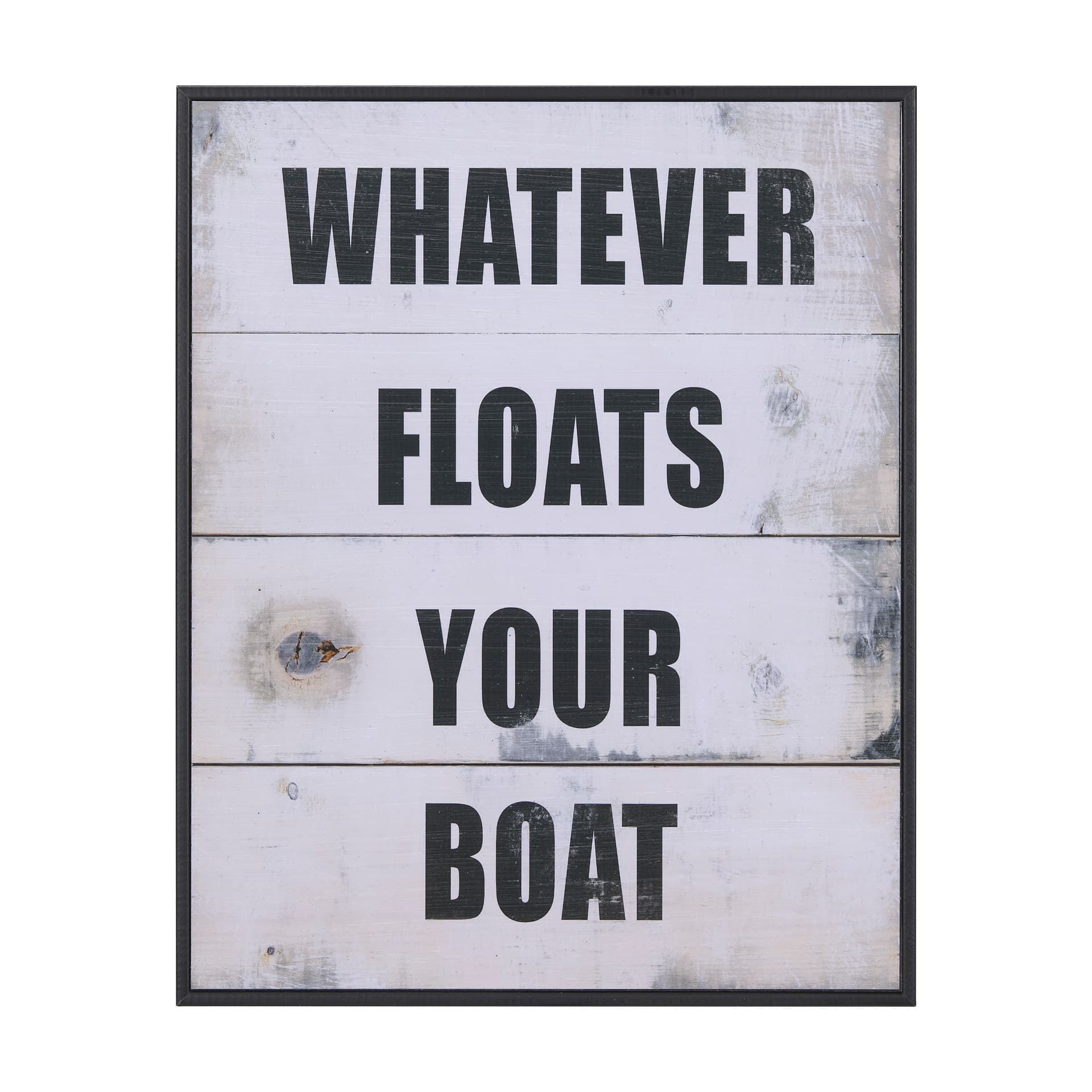 Float Your Boat by Mercana Studio a Hand Embellished Textured Framed Art Print — product photograph