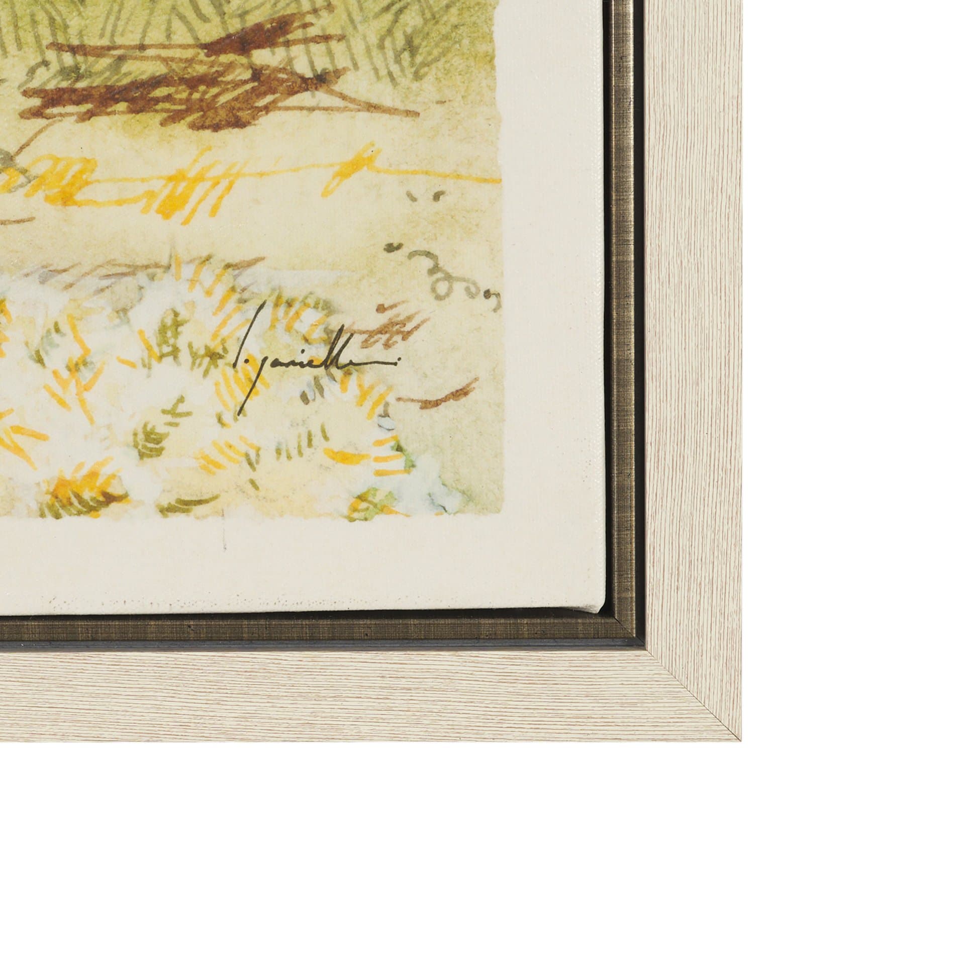 Cactus Country II by Mercana Studio Hand-Embellished Textured Framed Canvas Artwork — product photograph