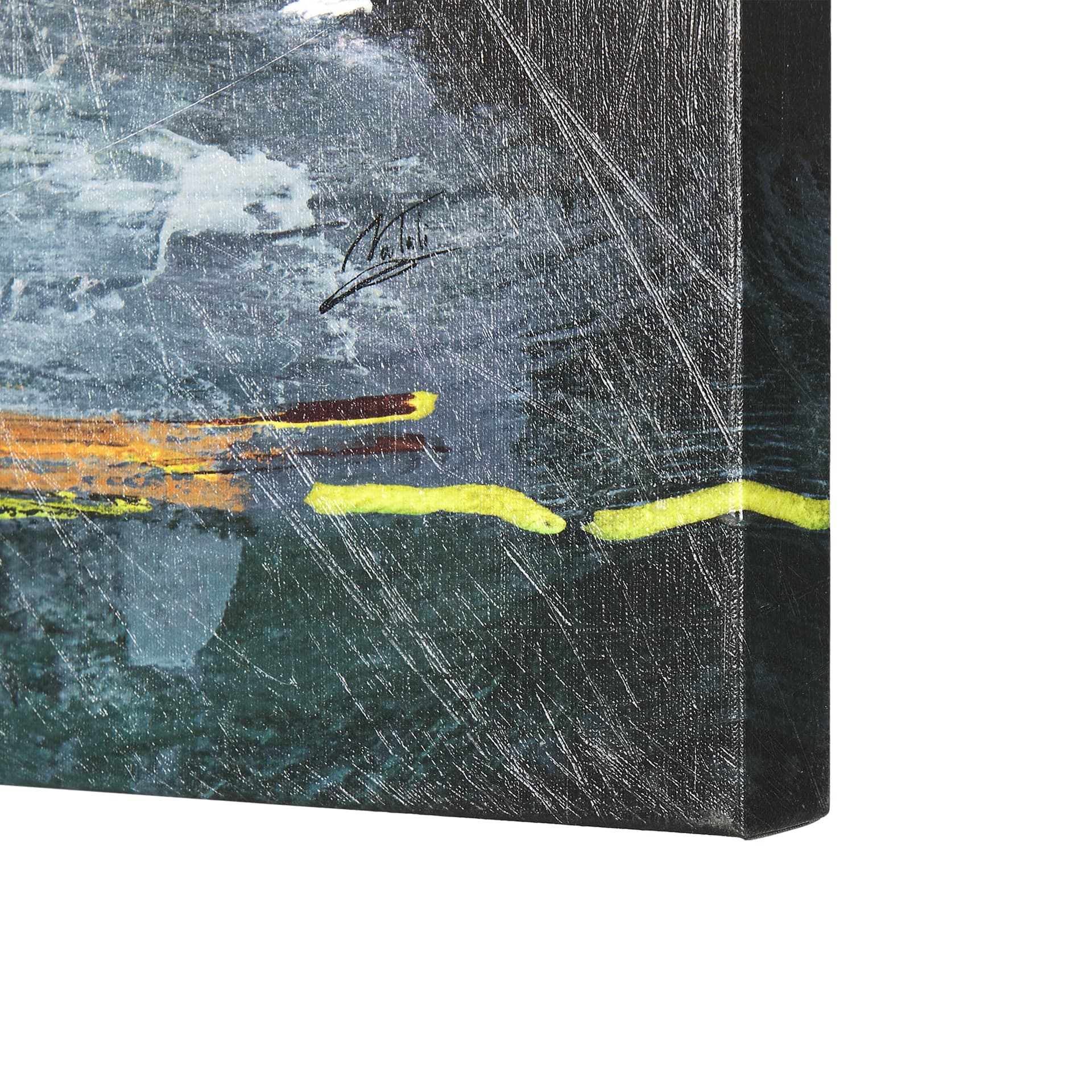 Still Life with Lemons by Mercana Studio a Hand Embellished Textured Canvas — product photograph
