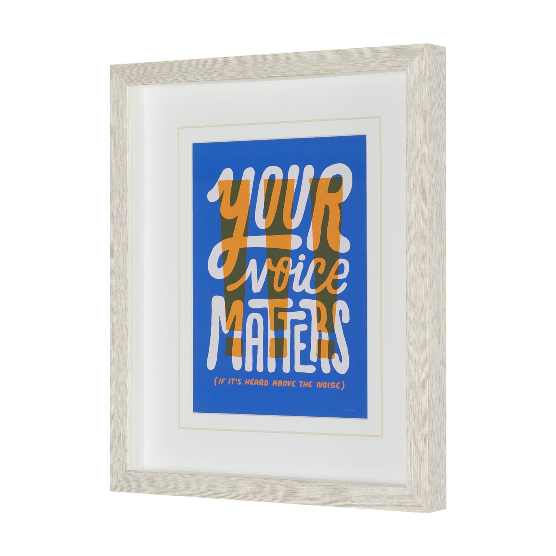Motivation Mantra II by Michael Mullan Framed Artwork Matted under Glass — product photograph