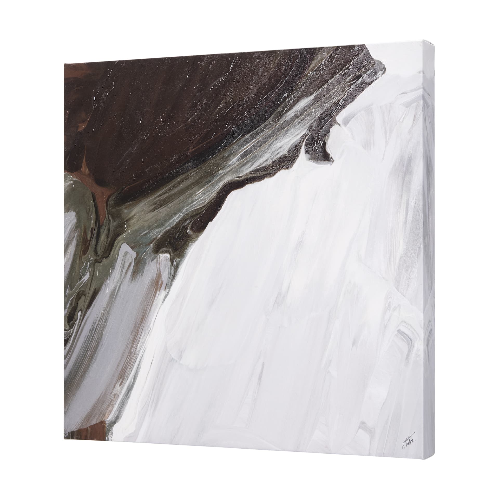 Harmonic V by Mercana Studio a Hand Embellished Textured Canvas — product photograph