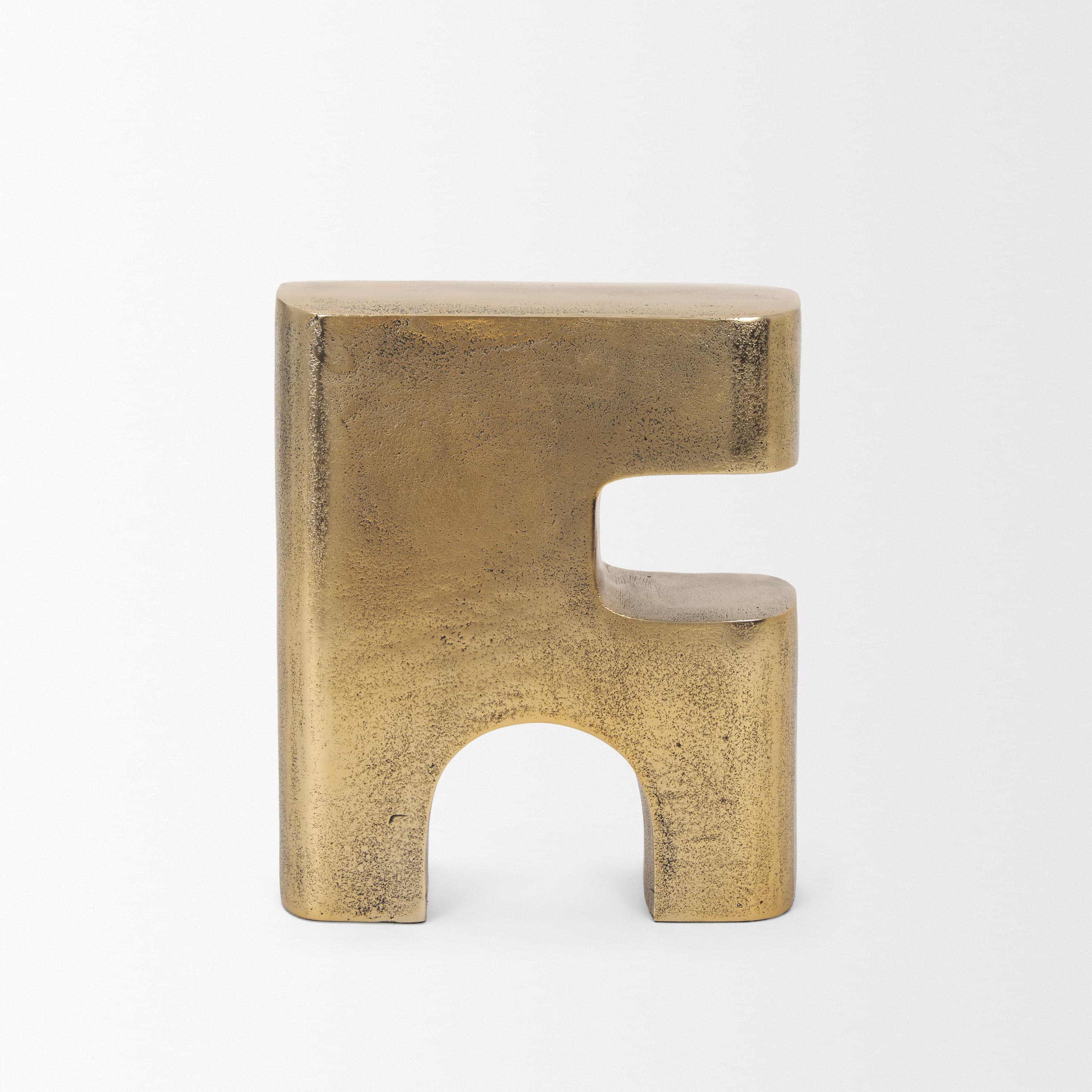 Renni Antiqued Brass Large Decorative Sculpture — product photograph