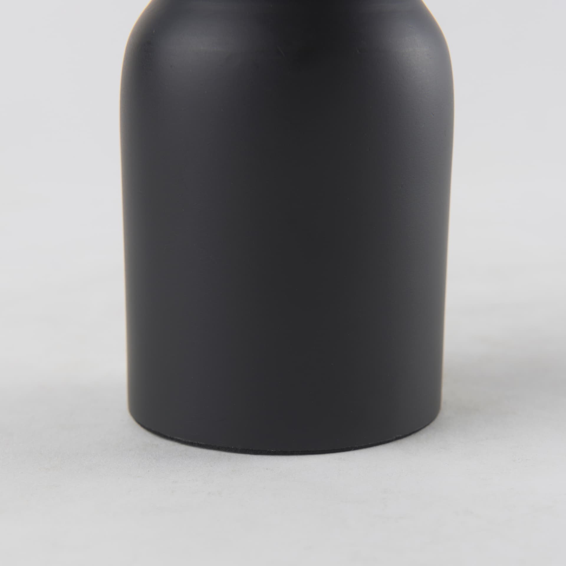 Malta Small Black Metal Candle Holder — product photograph