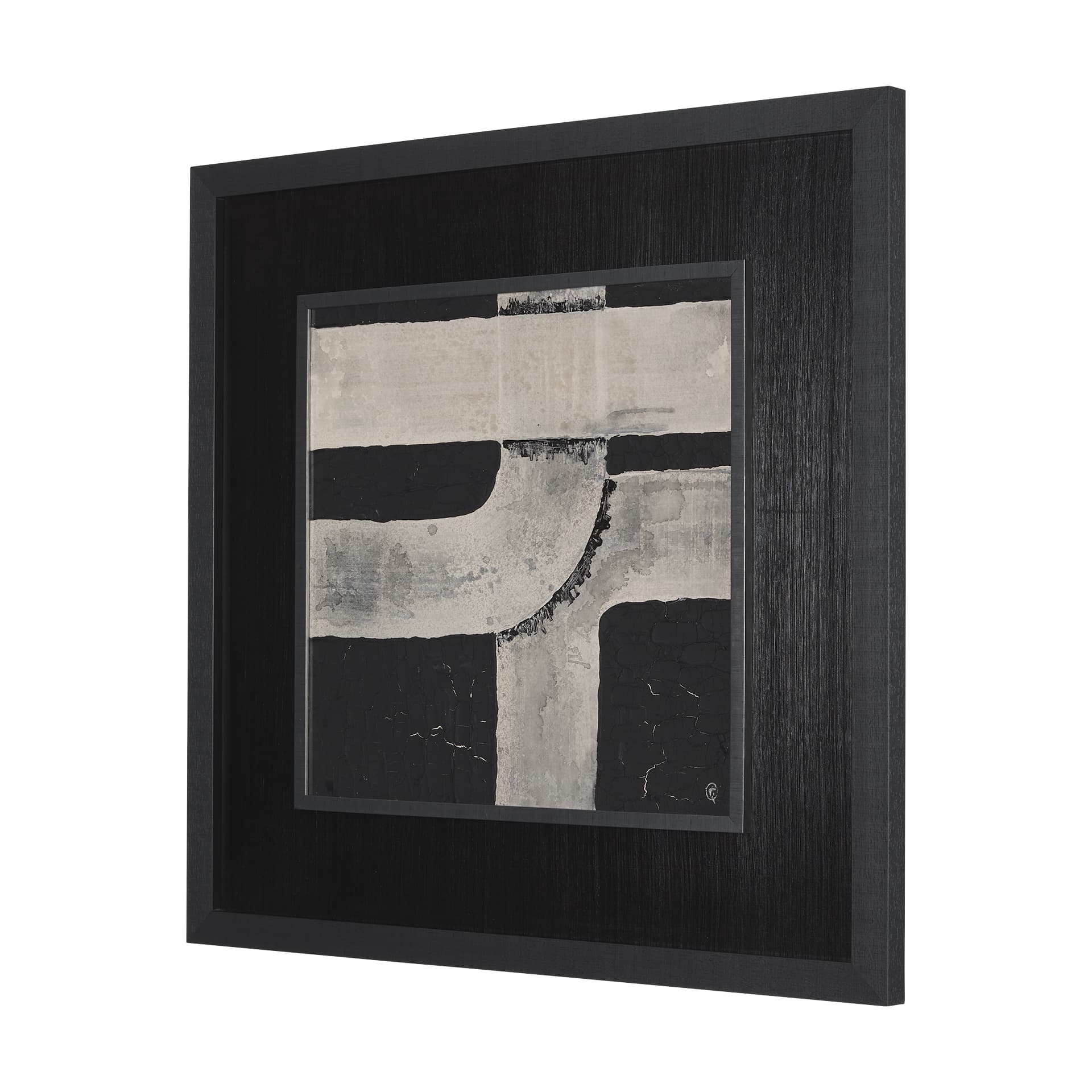 Pipes II by Studio M a handmade Original Framed Artwork under Glass — product photograph