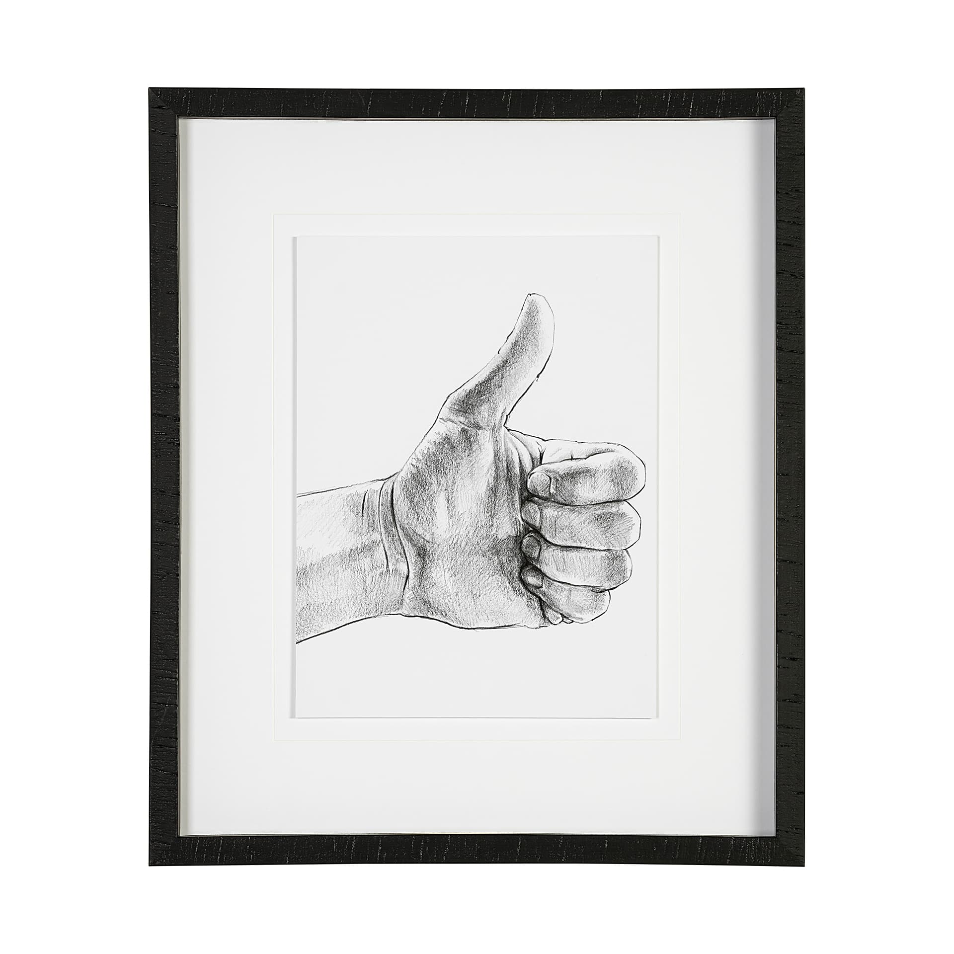 Hand Signs I by Jennifer Paxton Parker a Framed Art Print Matted under Glass — product photograph