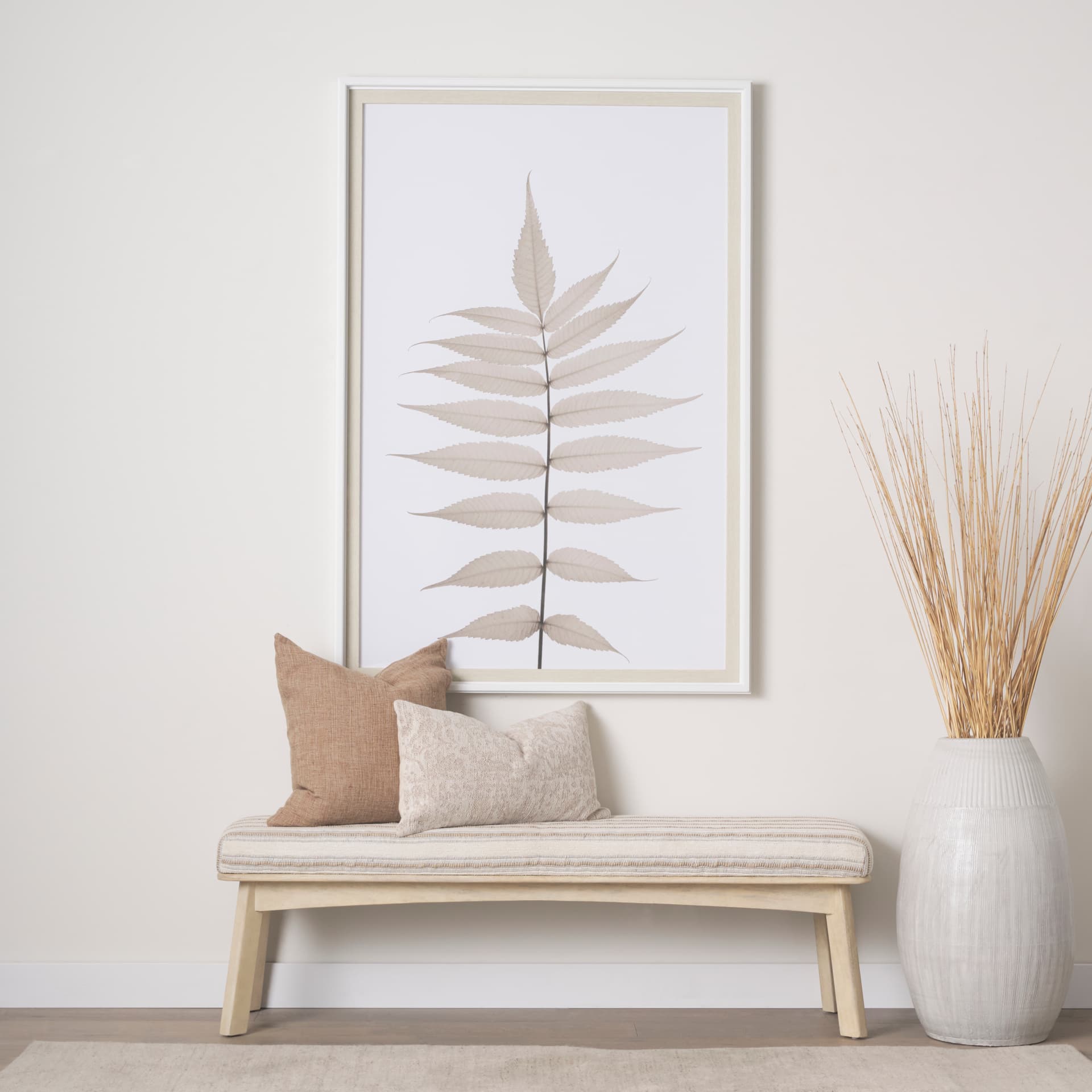 Lithe Leaves by Assaf Frank a Framed Art Print Matted under Glass — product photograph