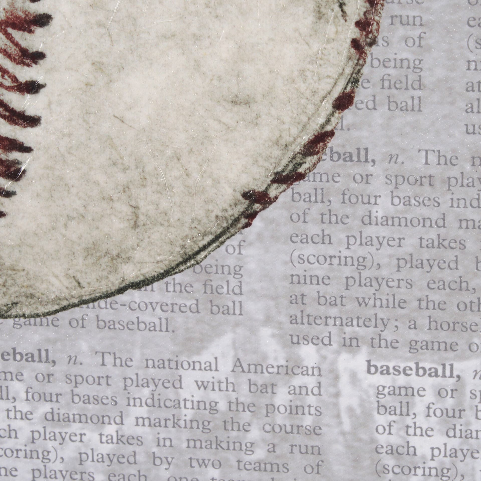 Definition of Sport I by Mercana Studio a Hand Embellished Textured Framed Art Print — product photograph