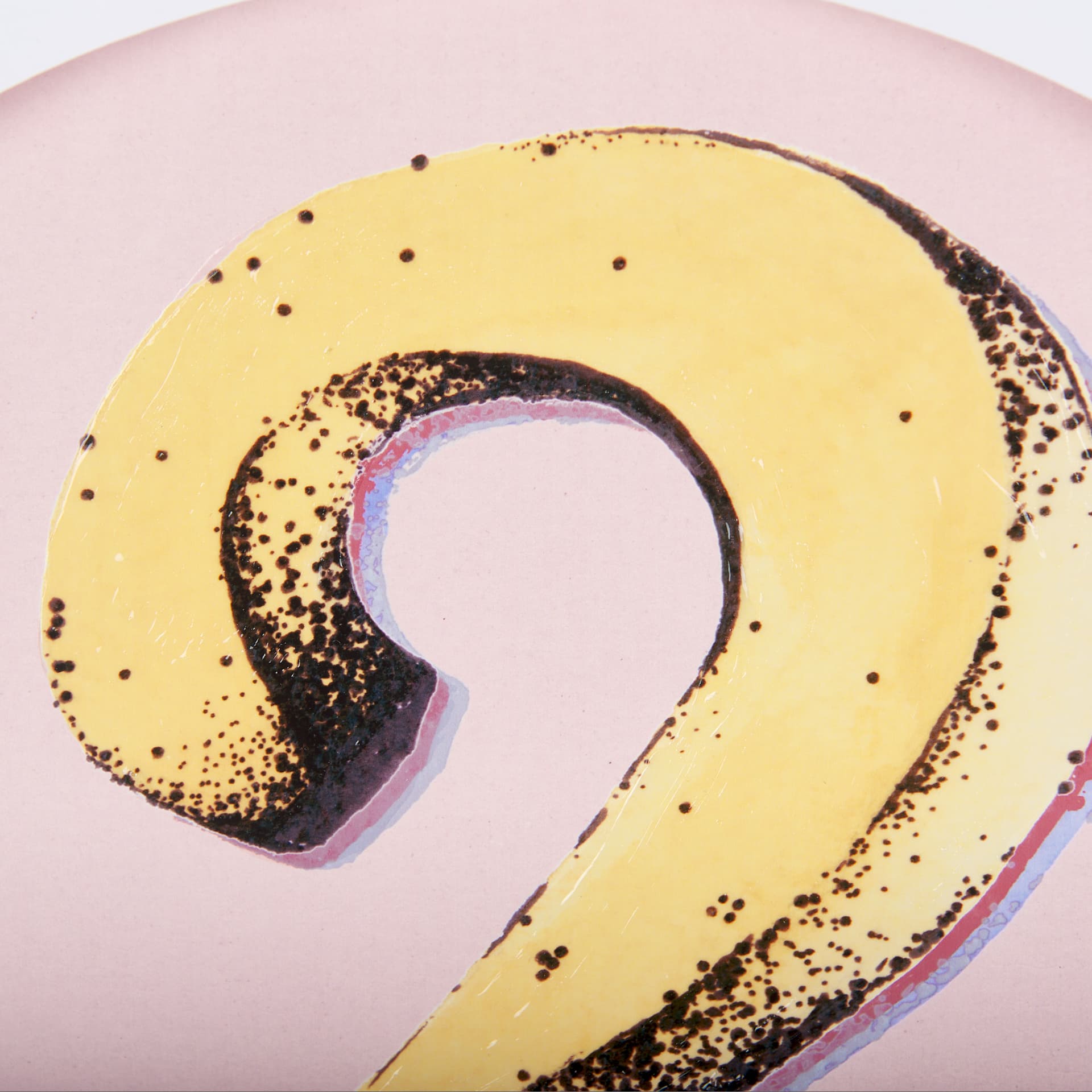 Numbers II by Mercana Studio a Hand Embellished Textured Framed Art Print Matted under Glass — product photograph