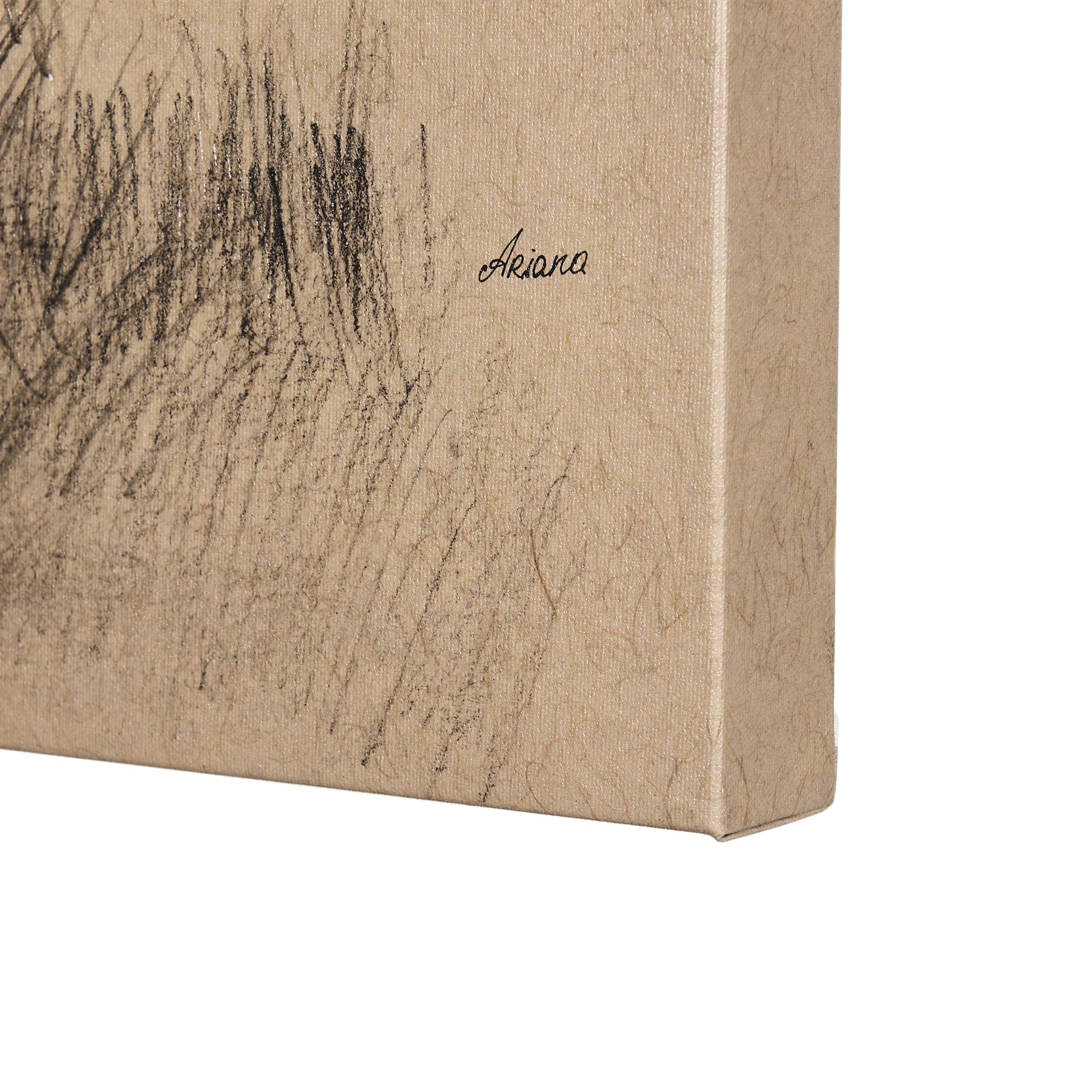 Tree Drawing III by Mercana Studio a Hand Embellished Textured Canvas — product photograph