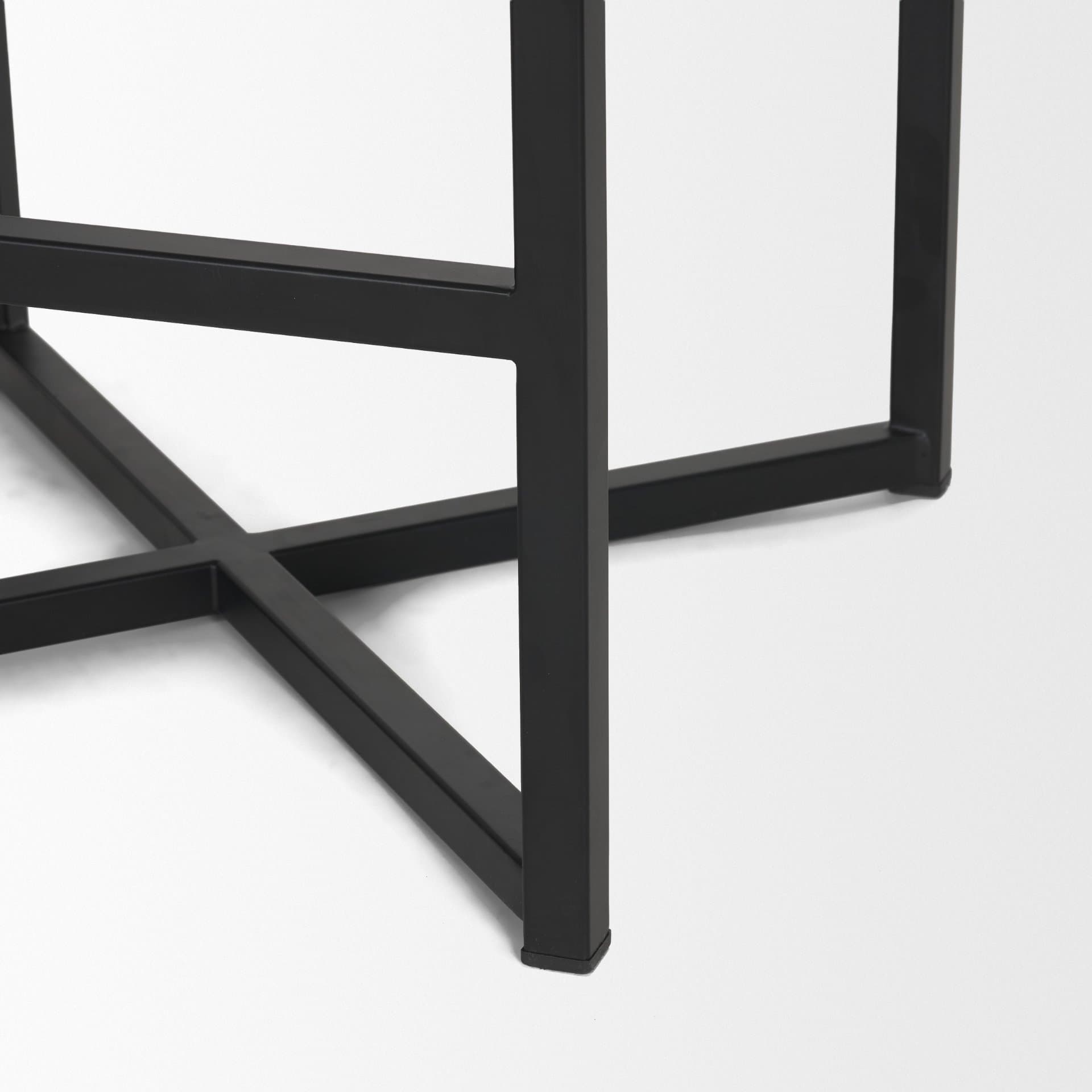 Frodo Backless 26.5in Seat Counter Stool | Counter White Fabric — product photograph