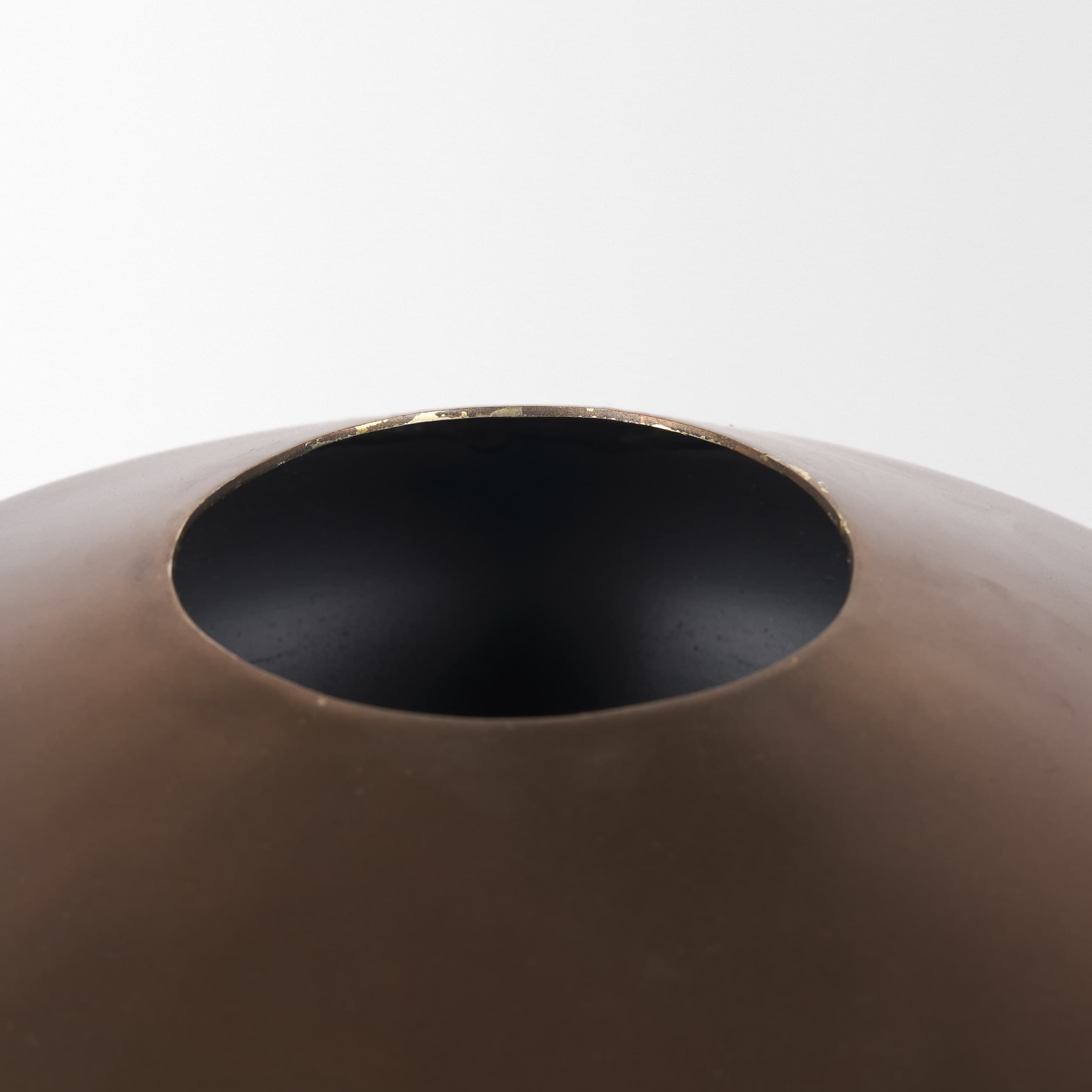 Quiana Large Gold Metal Vase — product photograph
