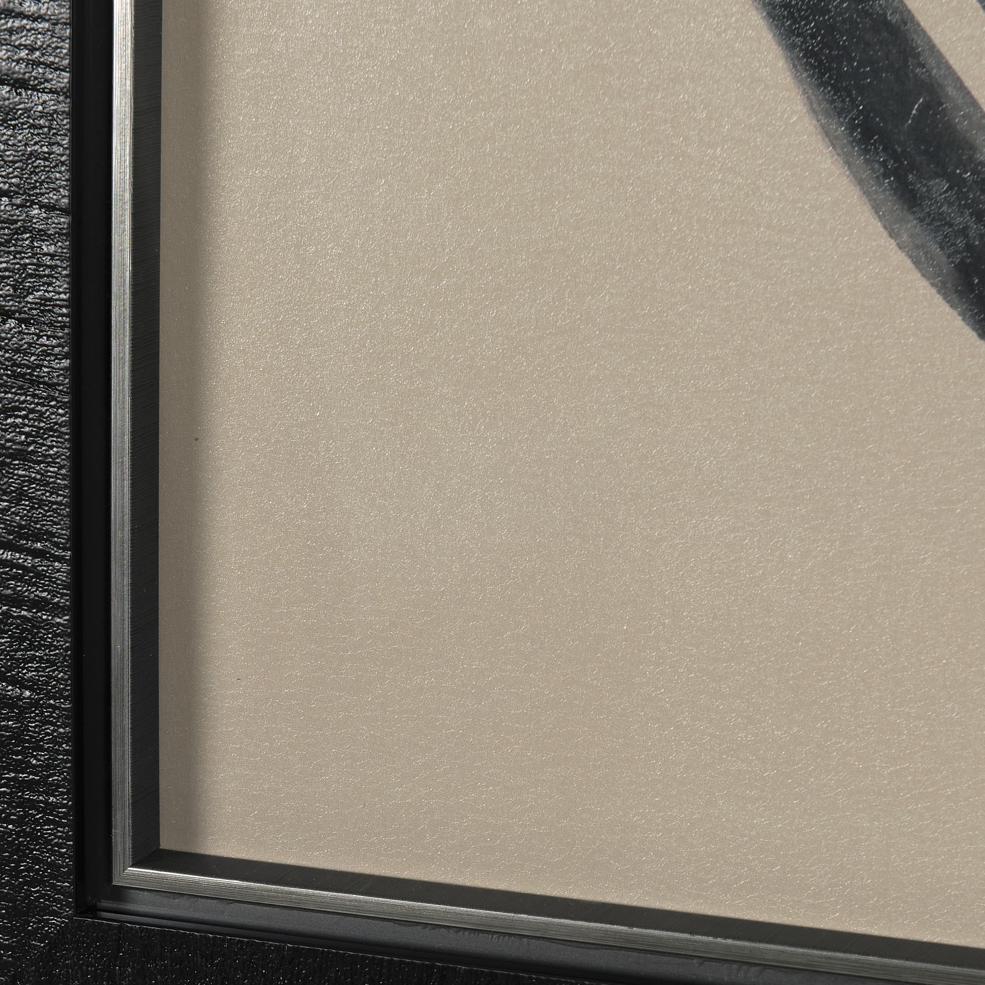 Simple Floral - Bloom by Mercana Studio Hand Embellished Textured Framed Art Photo Matted under Glas — product photograph