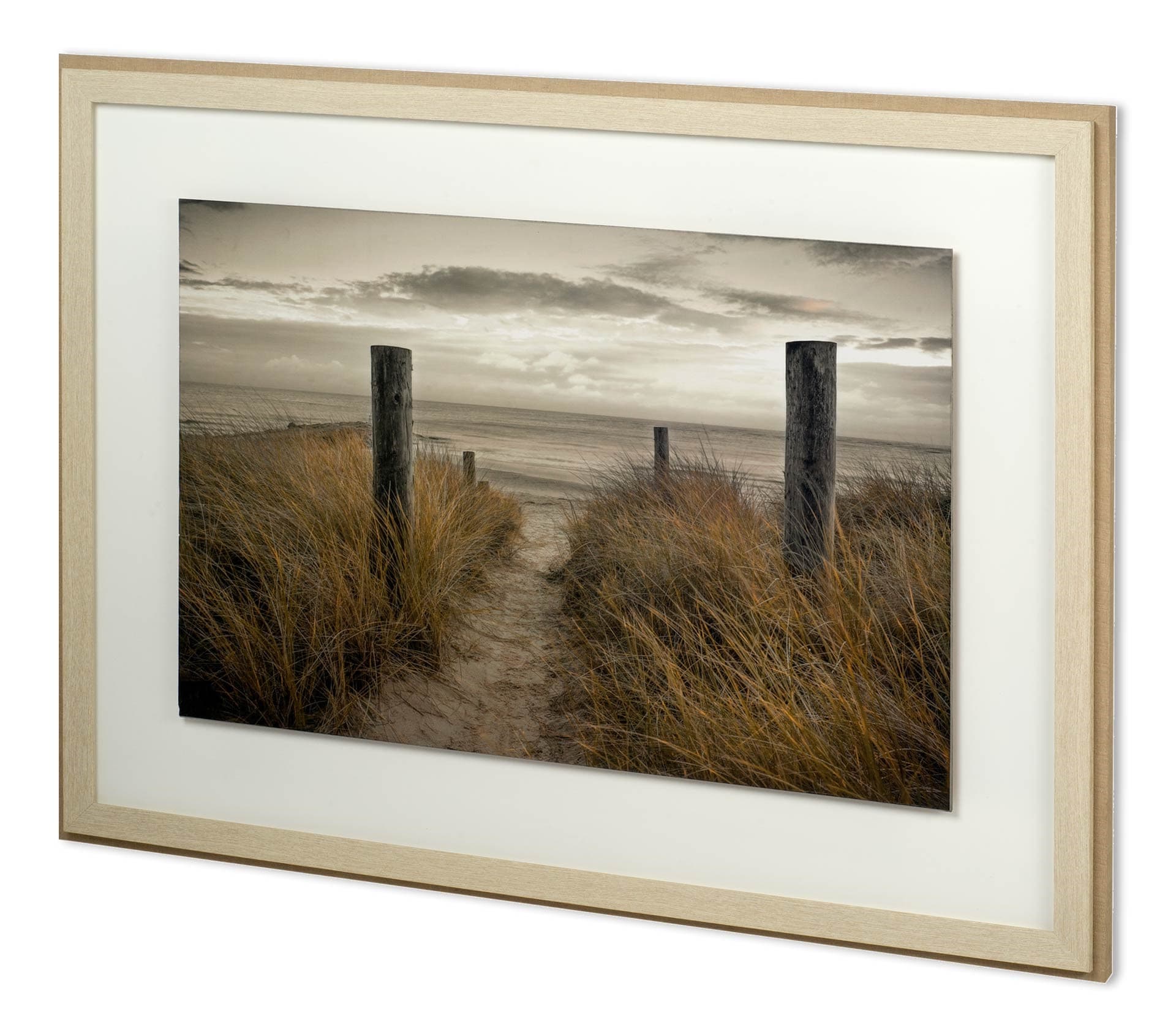Beach Day by Frank Assaf a Hand Embellished Textured Framed Photo Art Print — product photograph