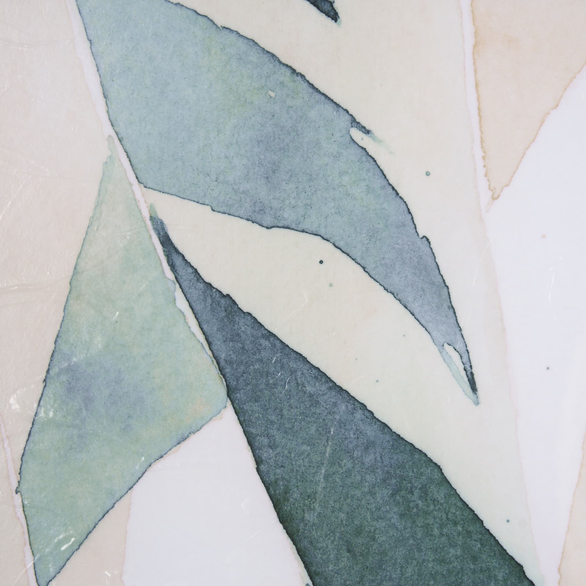 Variegated Patterns II by Mercana Studio Hand Embellished Framed Art Print Matted under Glass — product photograph