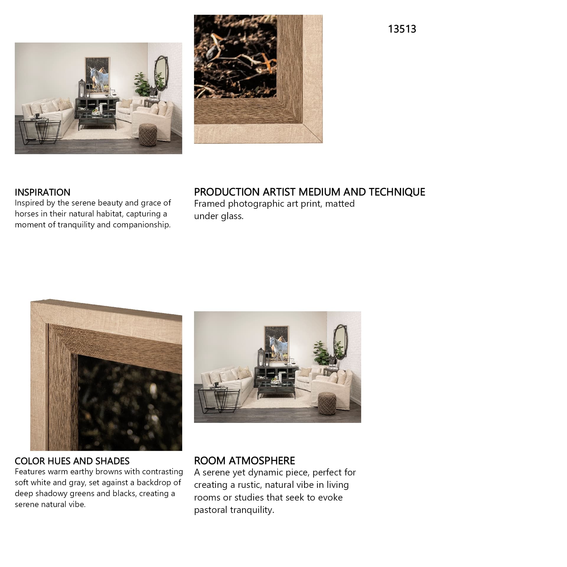 Rebel & Tinder by Katelyn Mostert a Framed Photo Art Print Matted under Glass — in a styled room