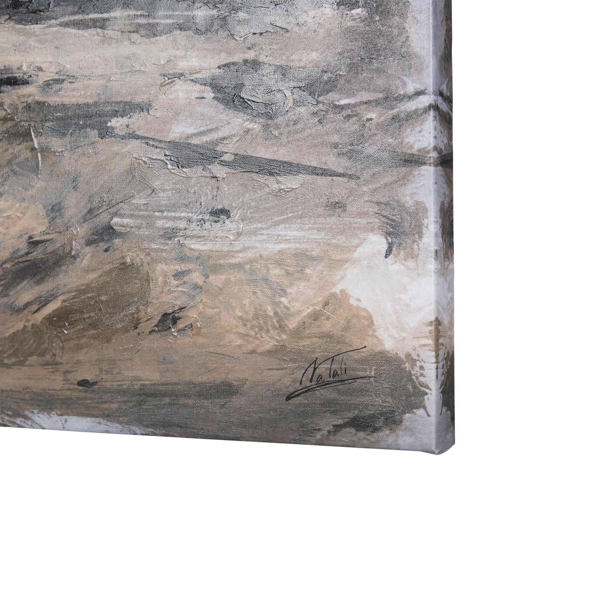 Late Autumn in Countryside III by Mercana Studio a Hand Embellished Textured Canvas — product photograph