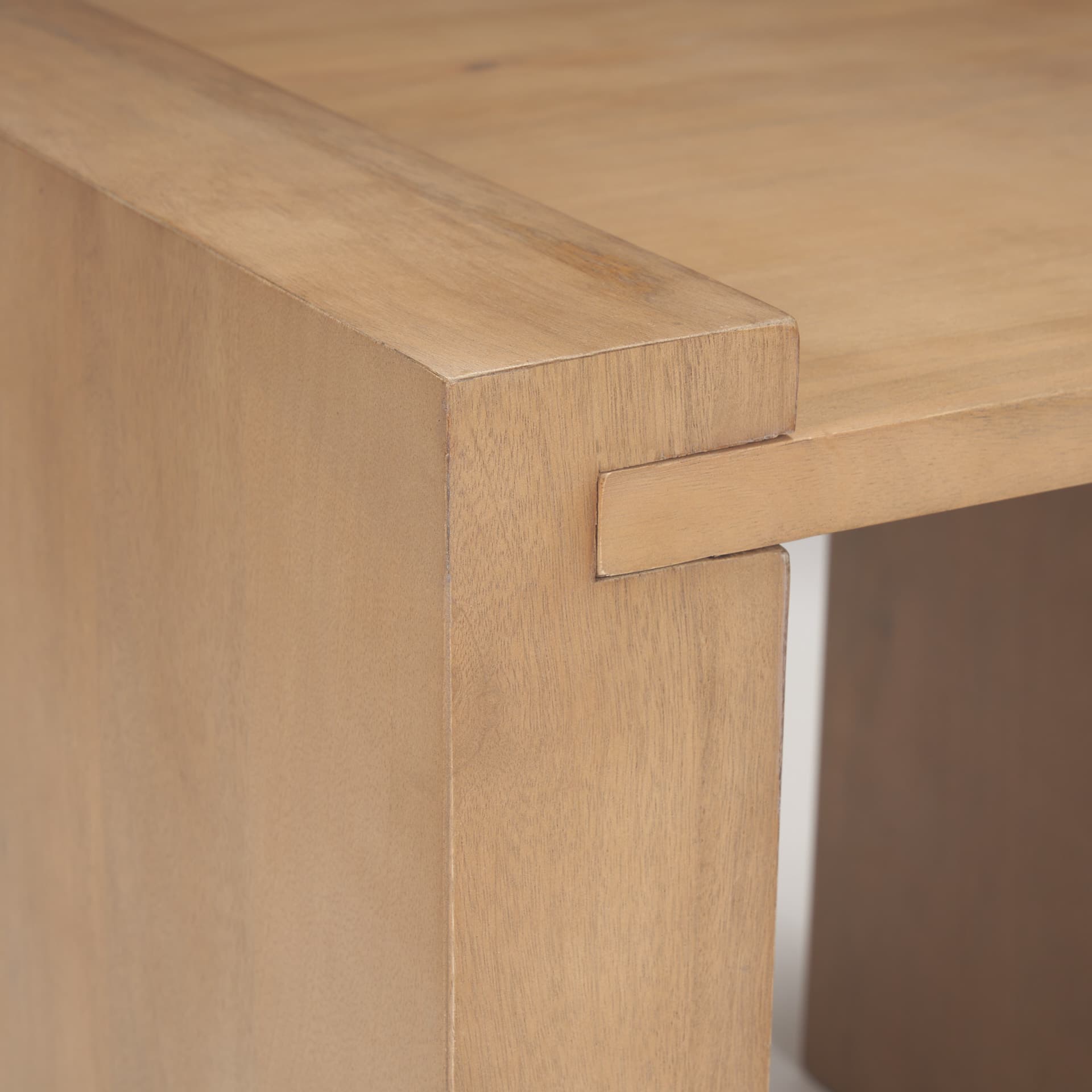Wesson Light Brown Wood Accent Table — product photograph