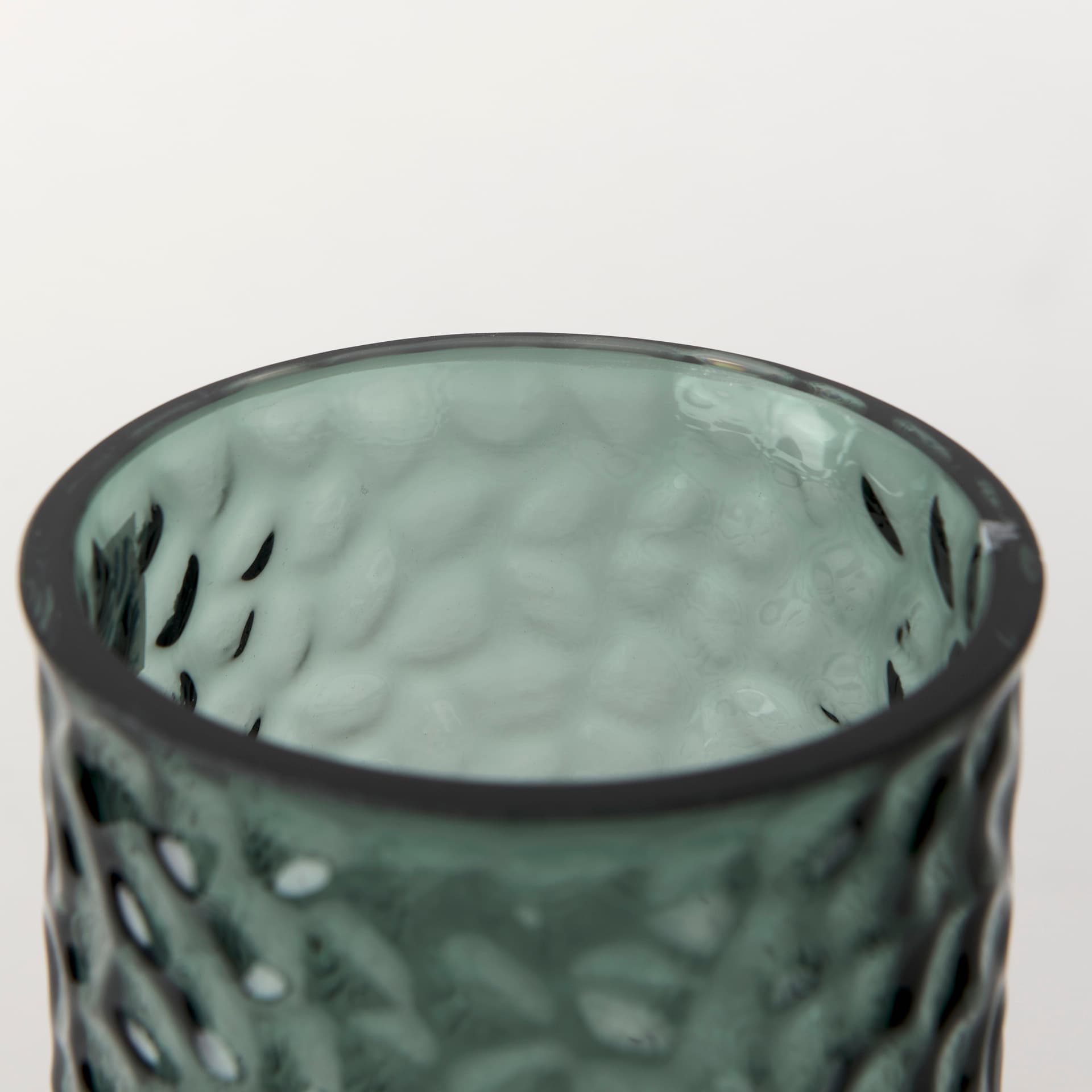 Jolene 11.8" Green Waterglass Glass Vase — product photograph