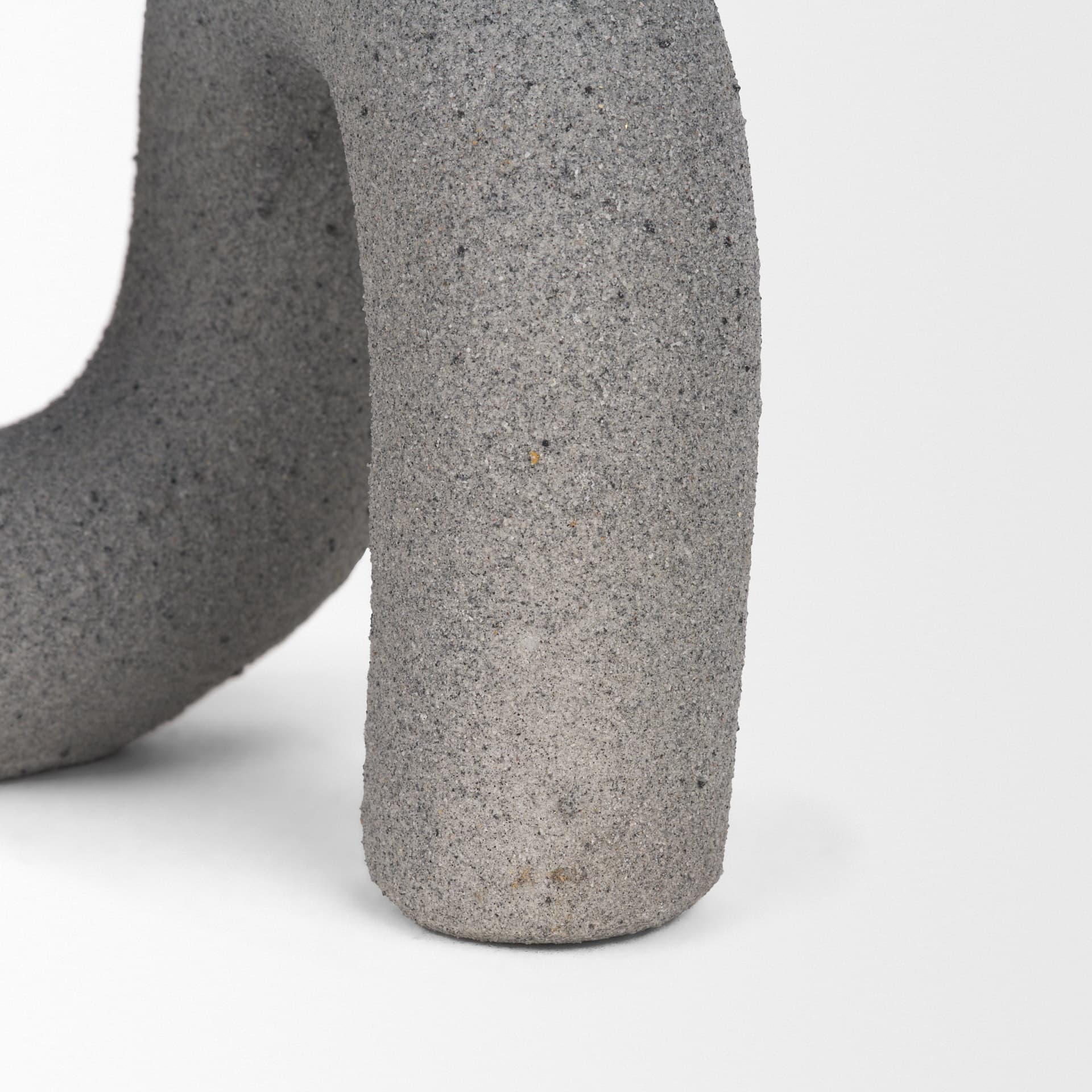 Kailas Resin Textured Concrete Gray Decorative Object — product photograph