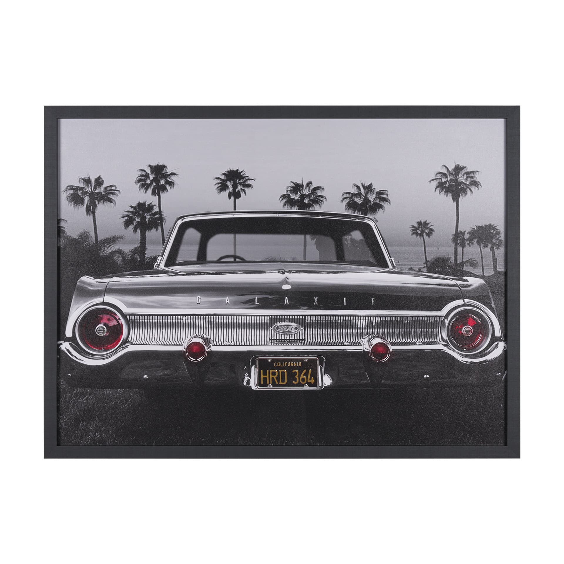 Ford Galaxy 500XL by Larry Butterworth a Hand Embellished Framed Photo Art Print — product photograph