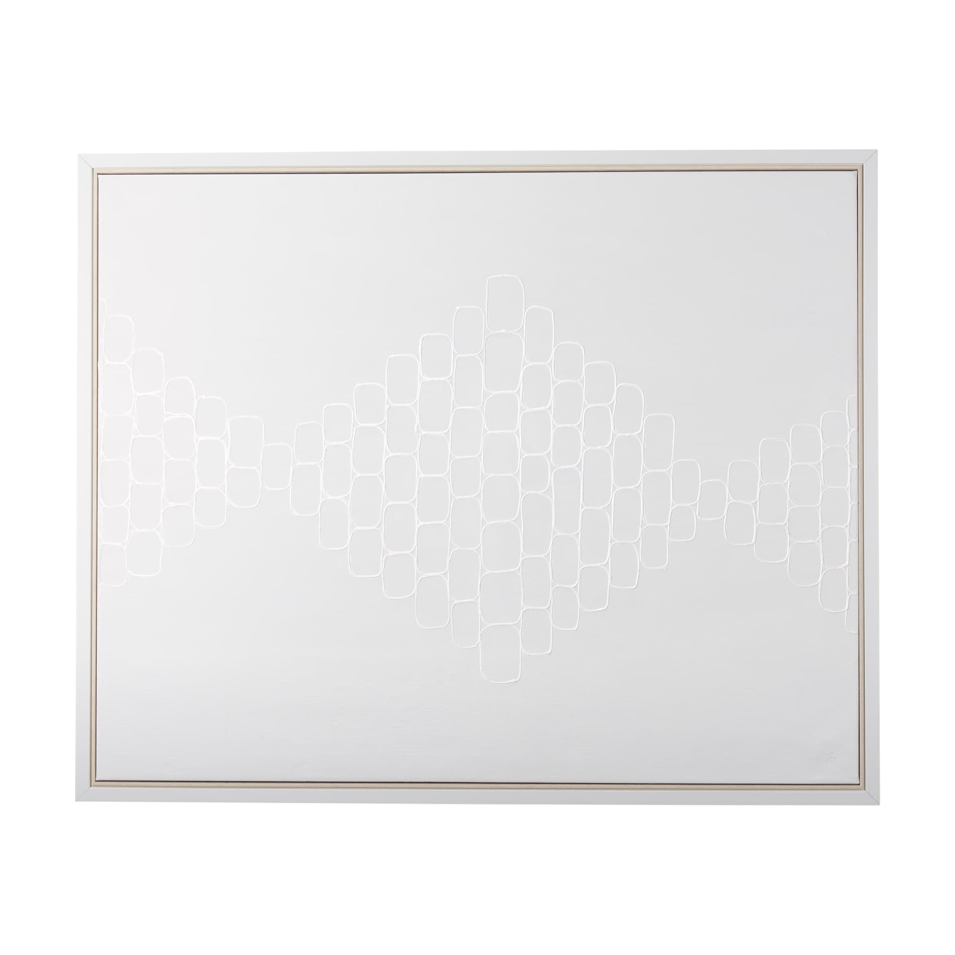 Sugar Cube by Studio M a handmade Original Framed Canvas Artwork — product photograph