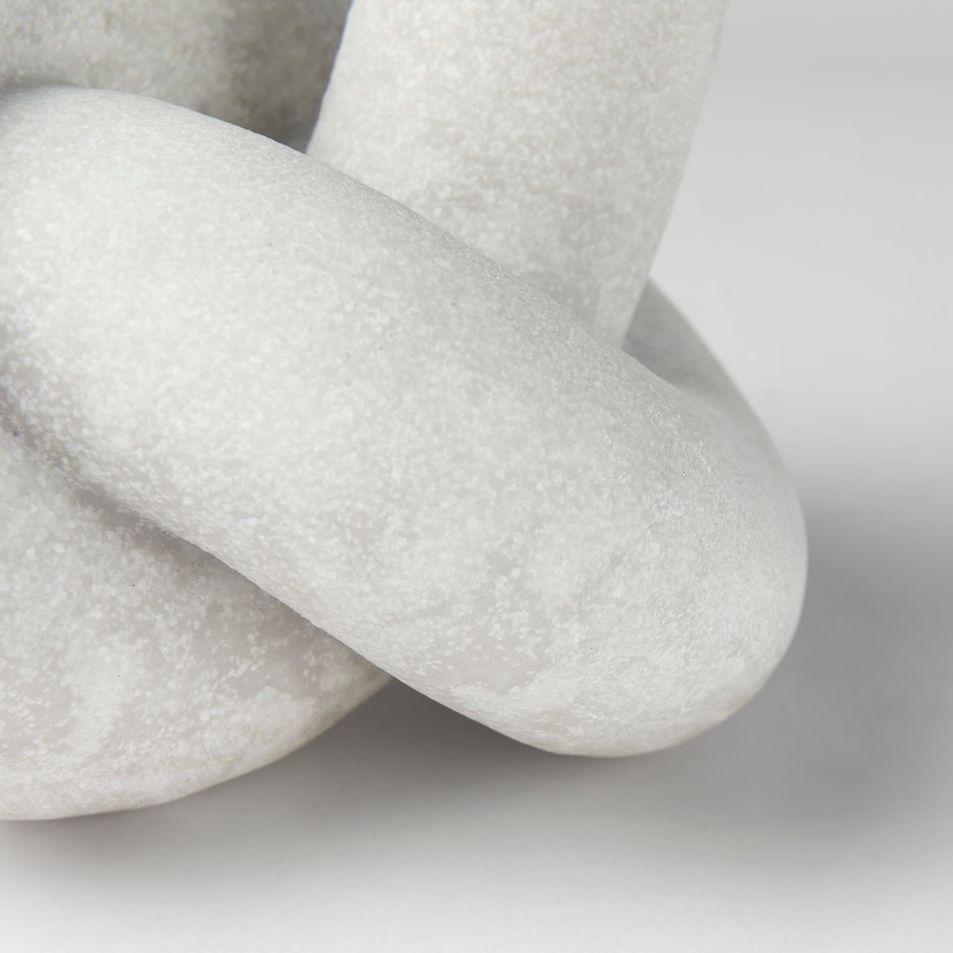 Otto Granite Resin Small Knot Sculpture Decorative Object — product photograph