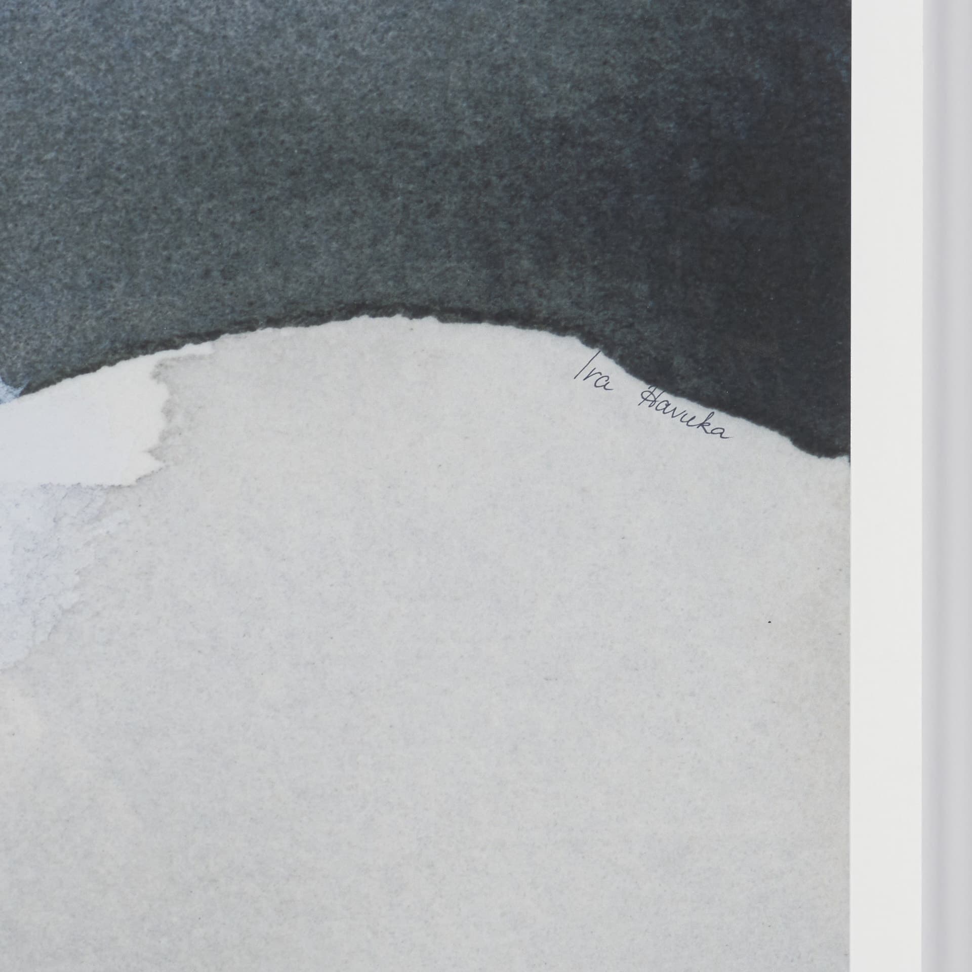 Broken Silence I Abstract by Mercana Studio a Hand Embellished Framed Print under Glass — product photograph