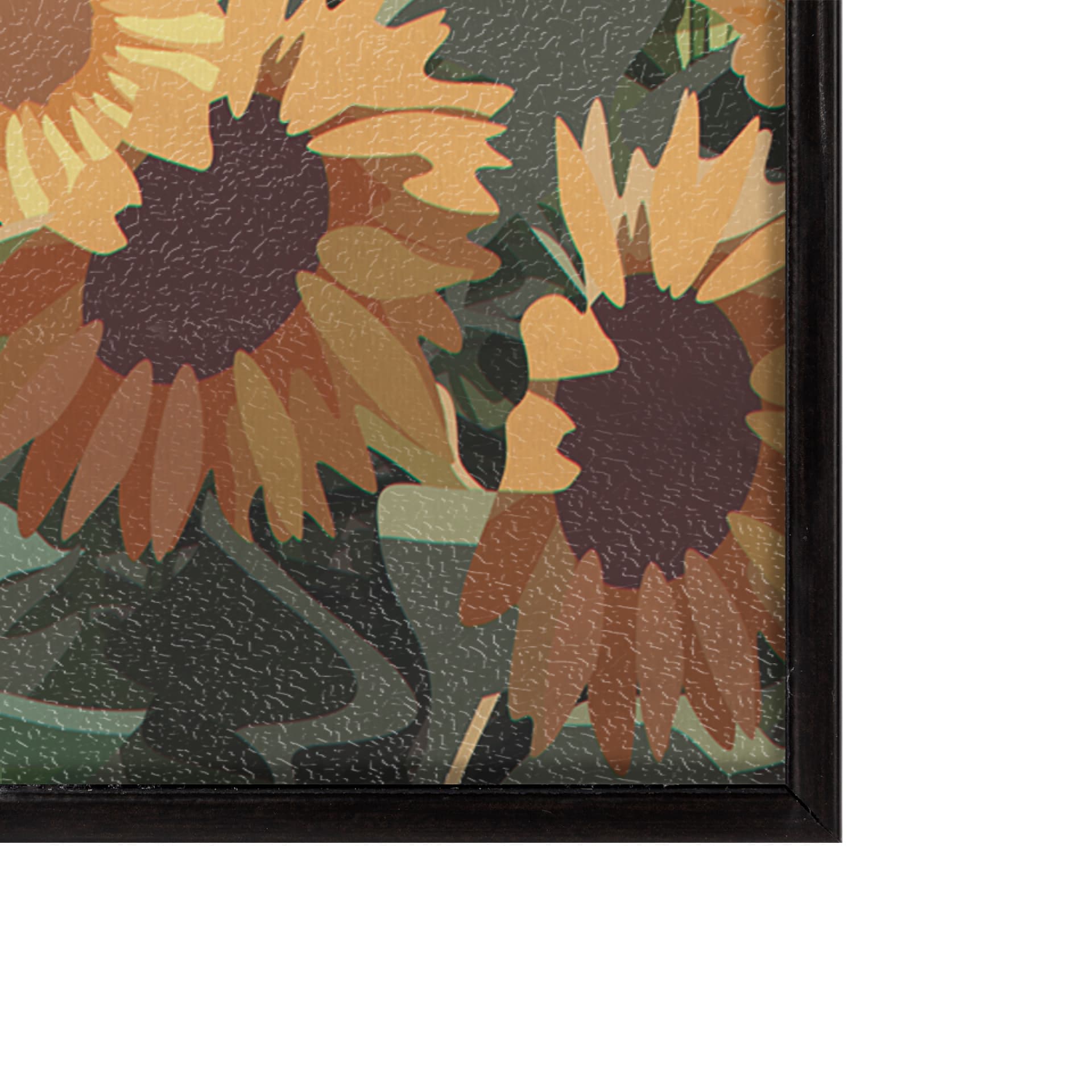 Kansas Go USA (SM) by Mercana Studio a Hand Embellished Decograph Framed Art Print — product photograph