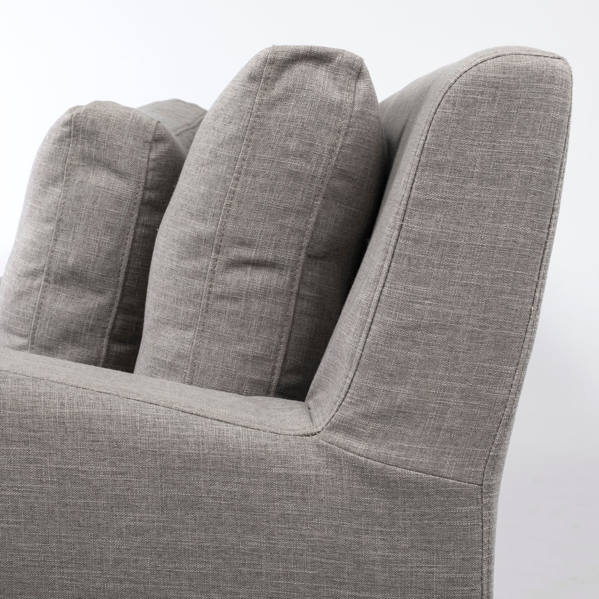 Denly III 38 X 38.25 X 34.5 Flint Gray Slipcover Upholstered Arm Chair — product photograph