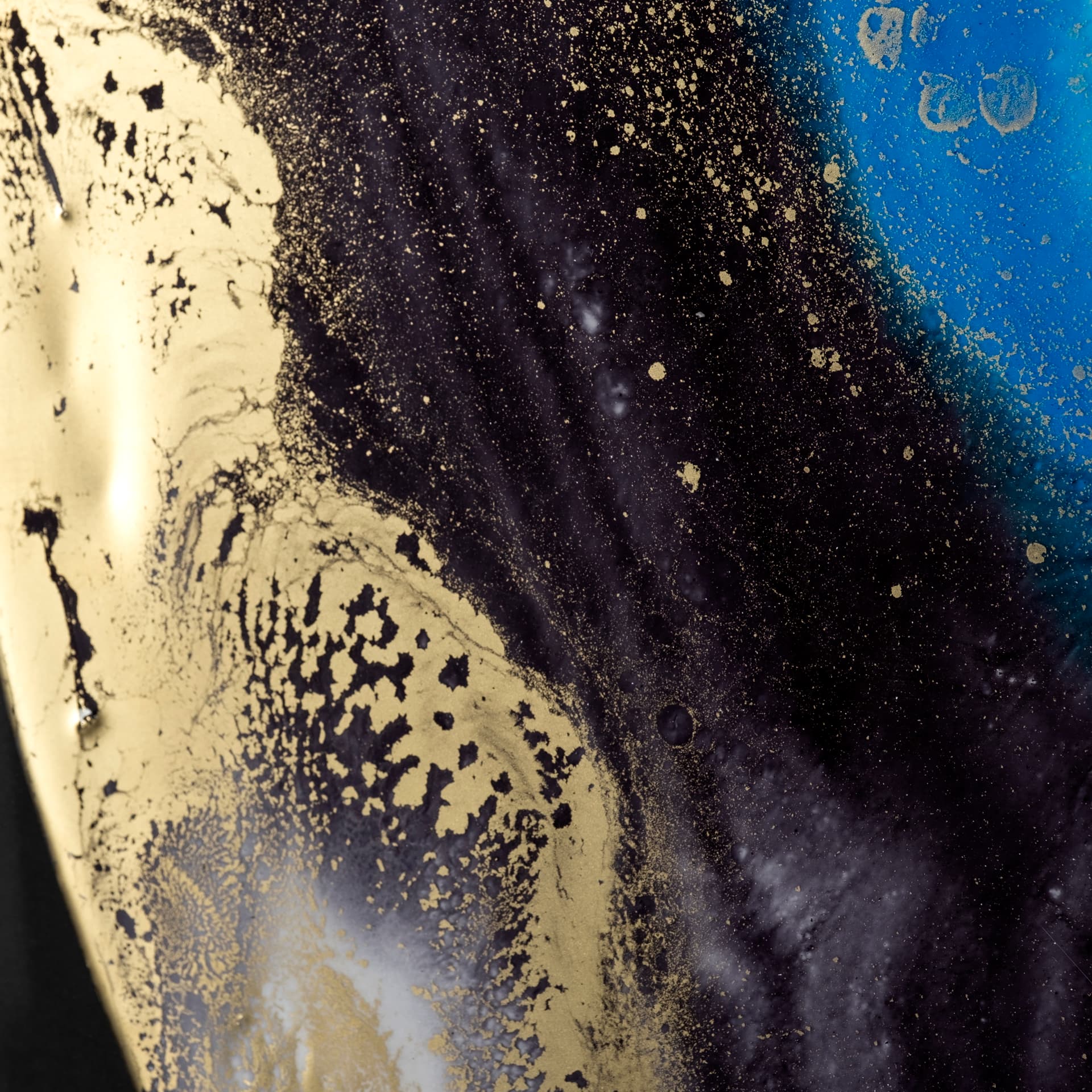 Blue Planet by Barbara Mercado a Framed Art Print Matted under Glass — product photograph