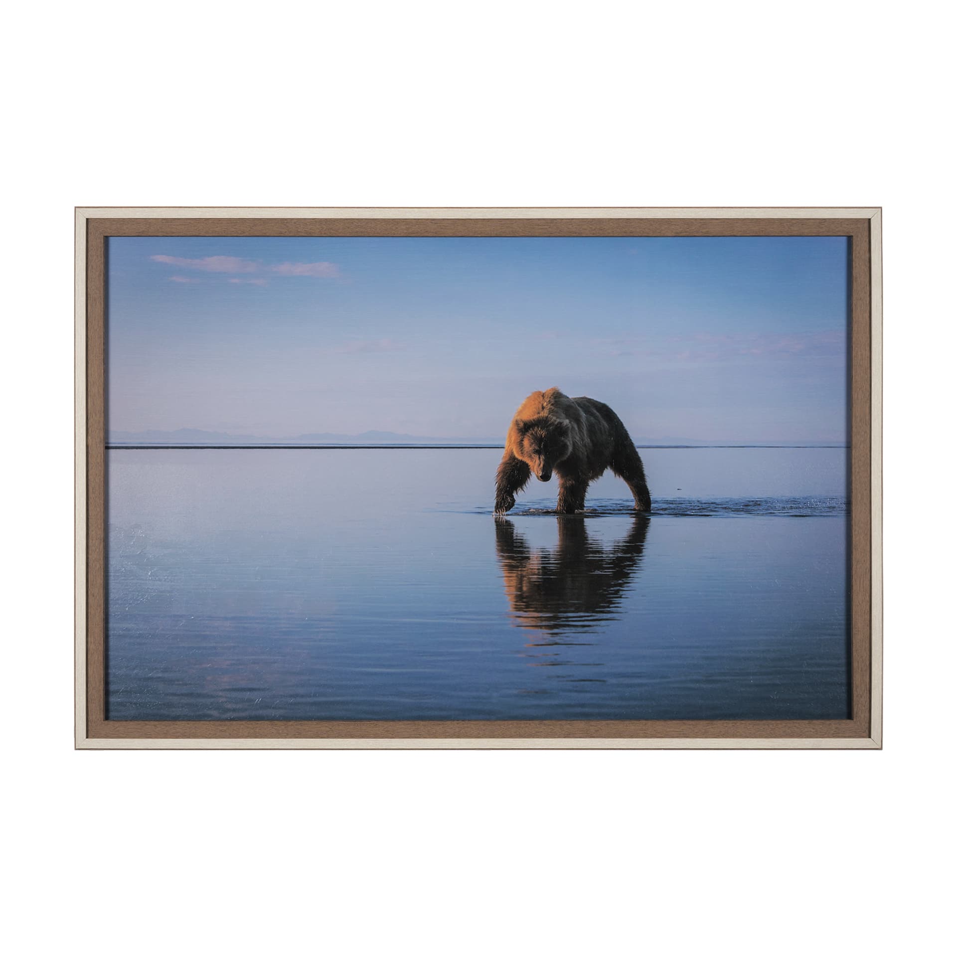 Walking my Walk by Mercana Studio a Hand Embellished Textured Framed Photo Art Print Matted under Gl — product photograph