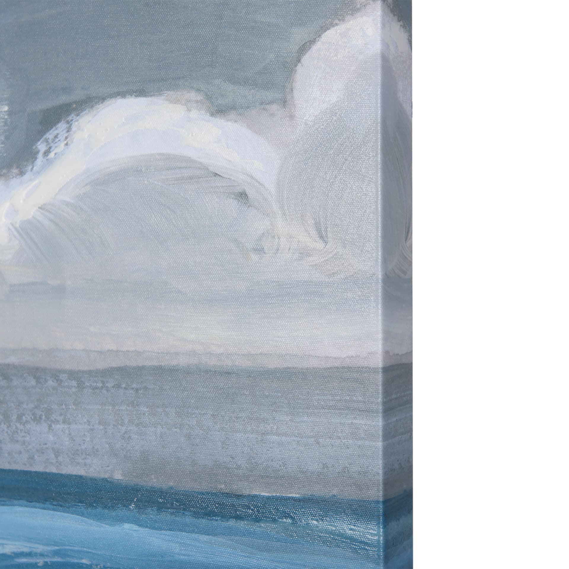 Grey Sky I by Mercana Studio a Hand Embellished Textured Canvas — product photograph