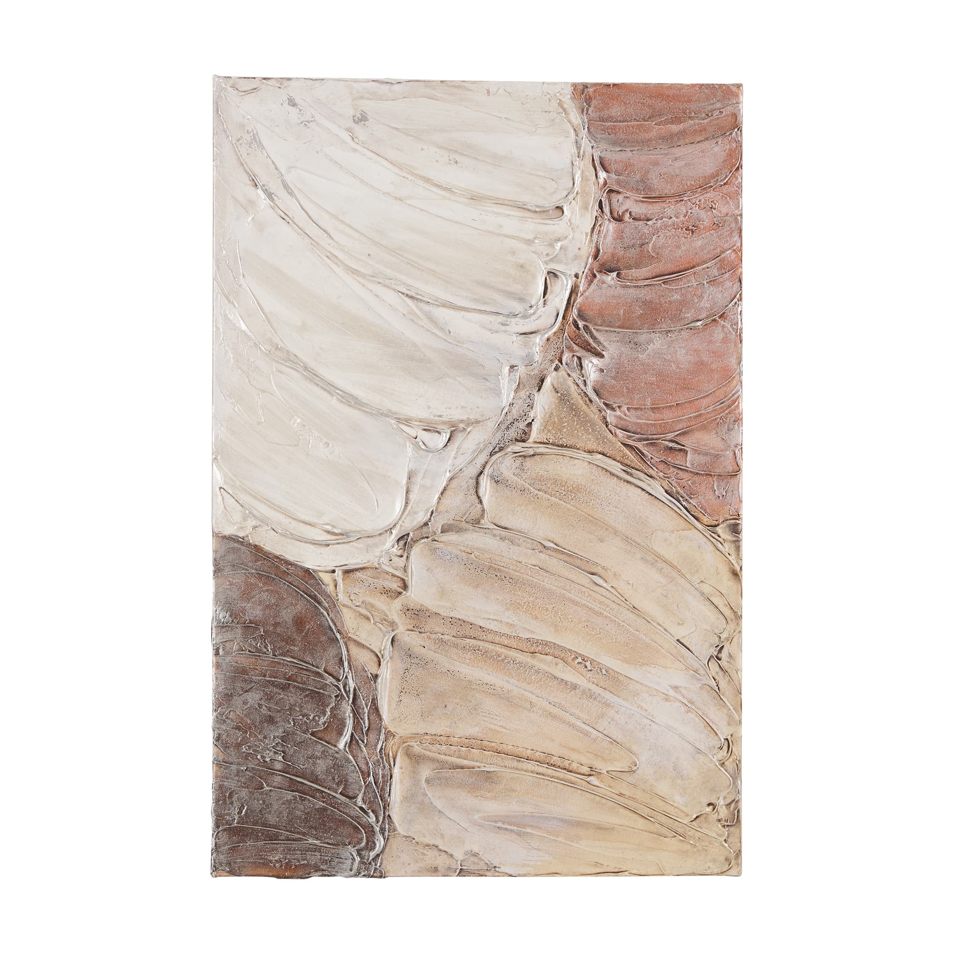 Colored Shells I by Studio M a handmade Original Framed Canvas 3D Textured Artwork — product photograph